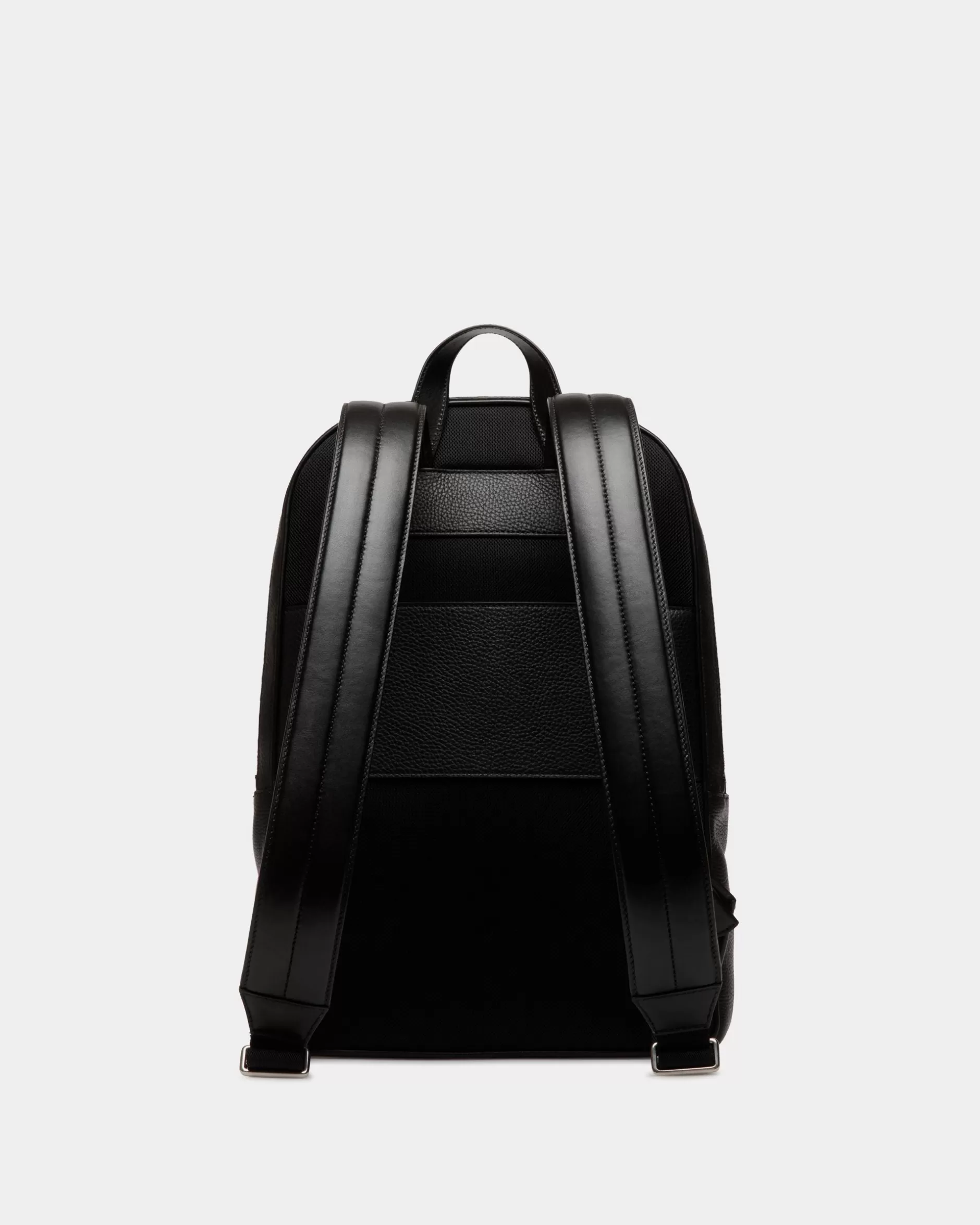 Bally Oeden Backpack In Black Leather Schwarz Cheap