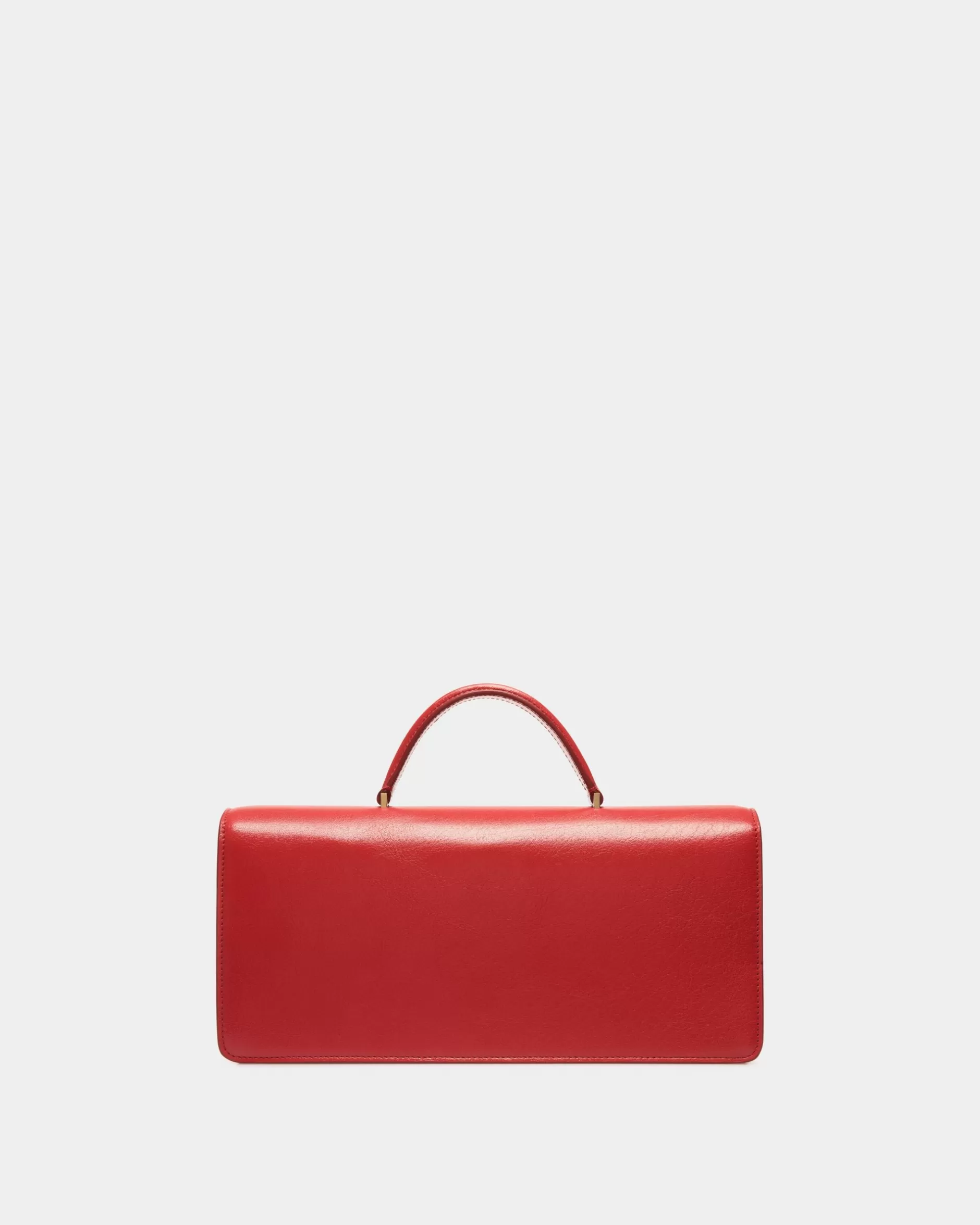 Bally Ollam Henkeltasche Aus Leder In Und Weiß Rot Fashion