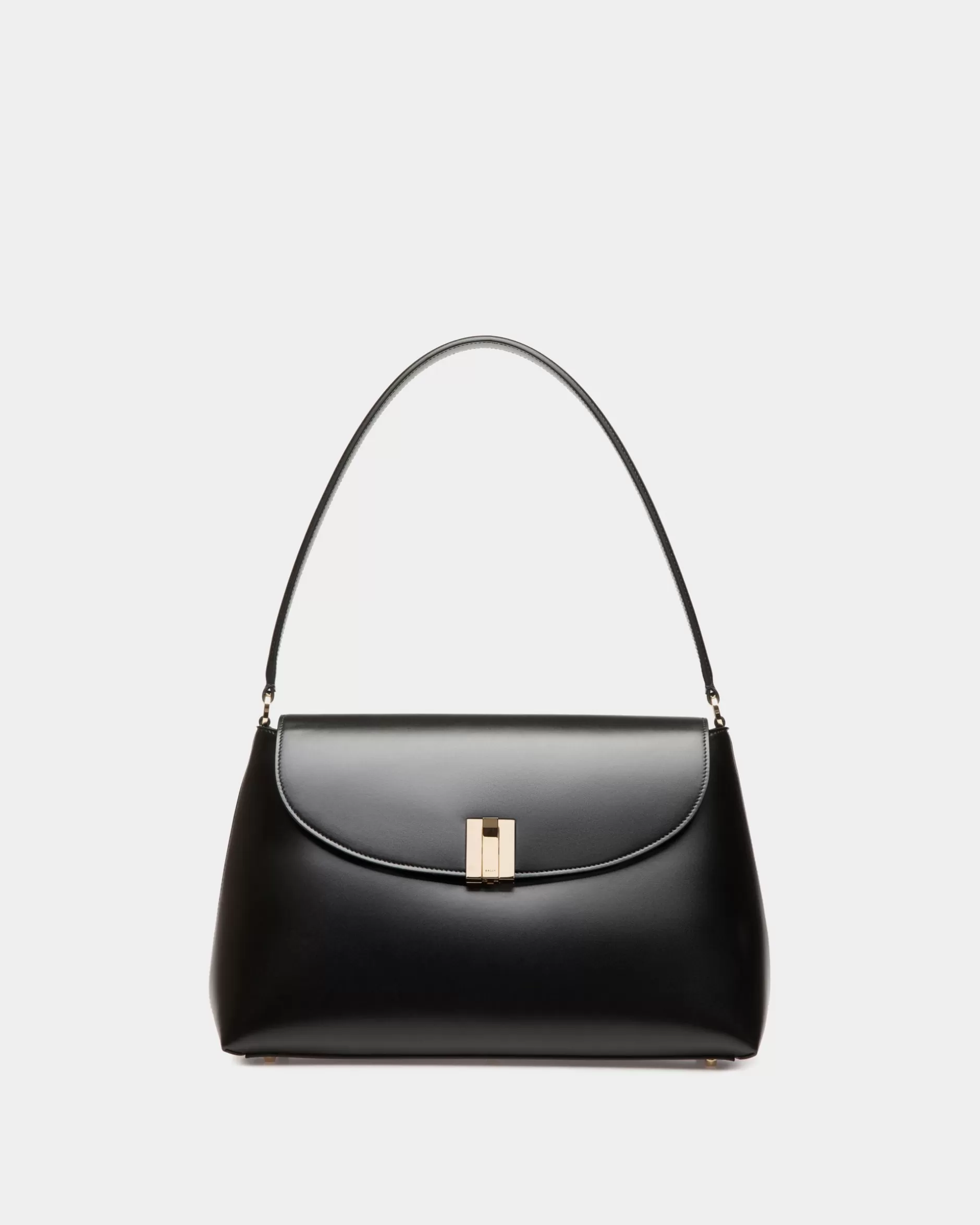 Bally Ollam Schultertasche Aus Leder In Schwarz Sale