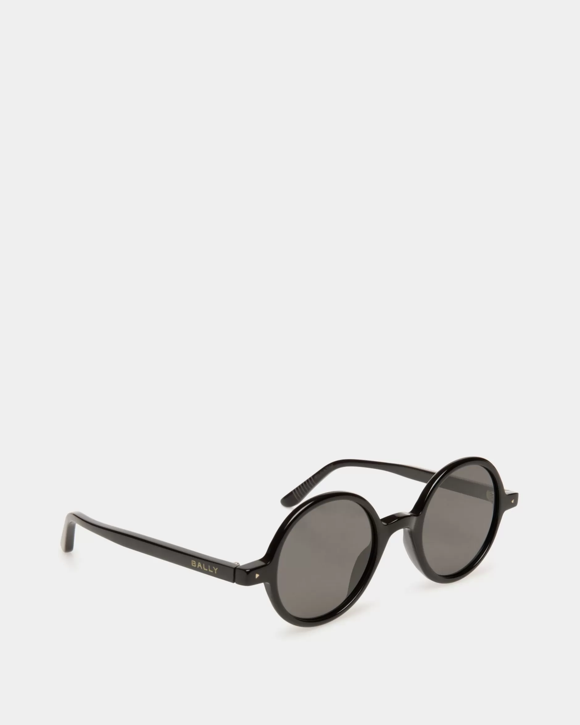 Bally Otto Sonnenbrille Aus em Acetat Schwarz Sale