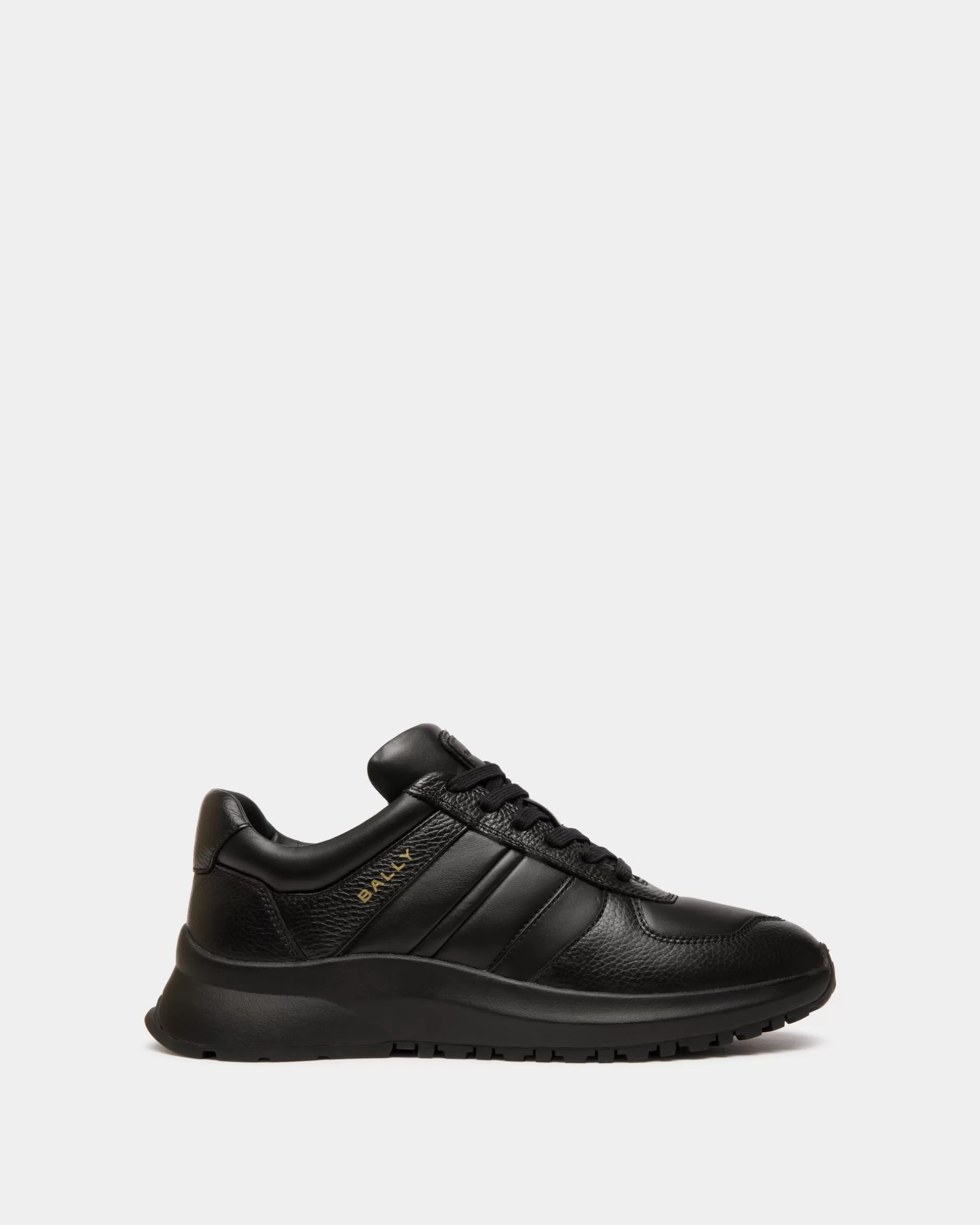 Bally Outline Sneaker Aus Leder In Schwarz Fashion