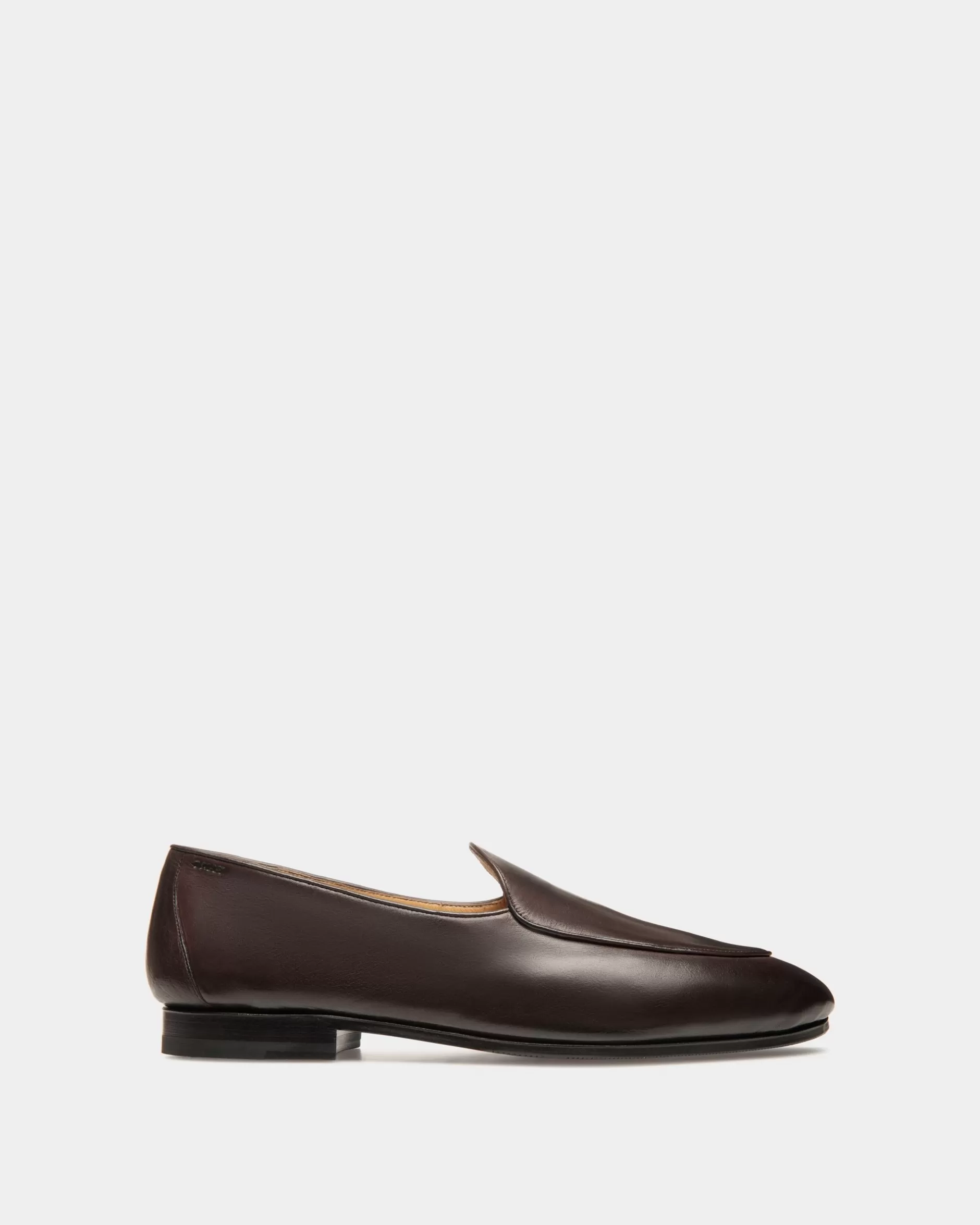 Bally Plume Loafer Aus Leder In Ebenholz Braun Cheap