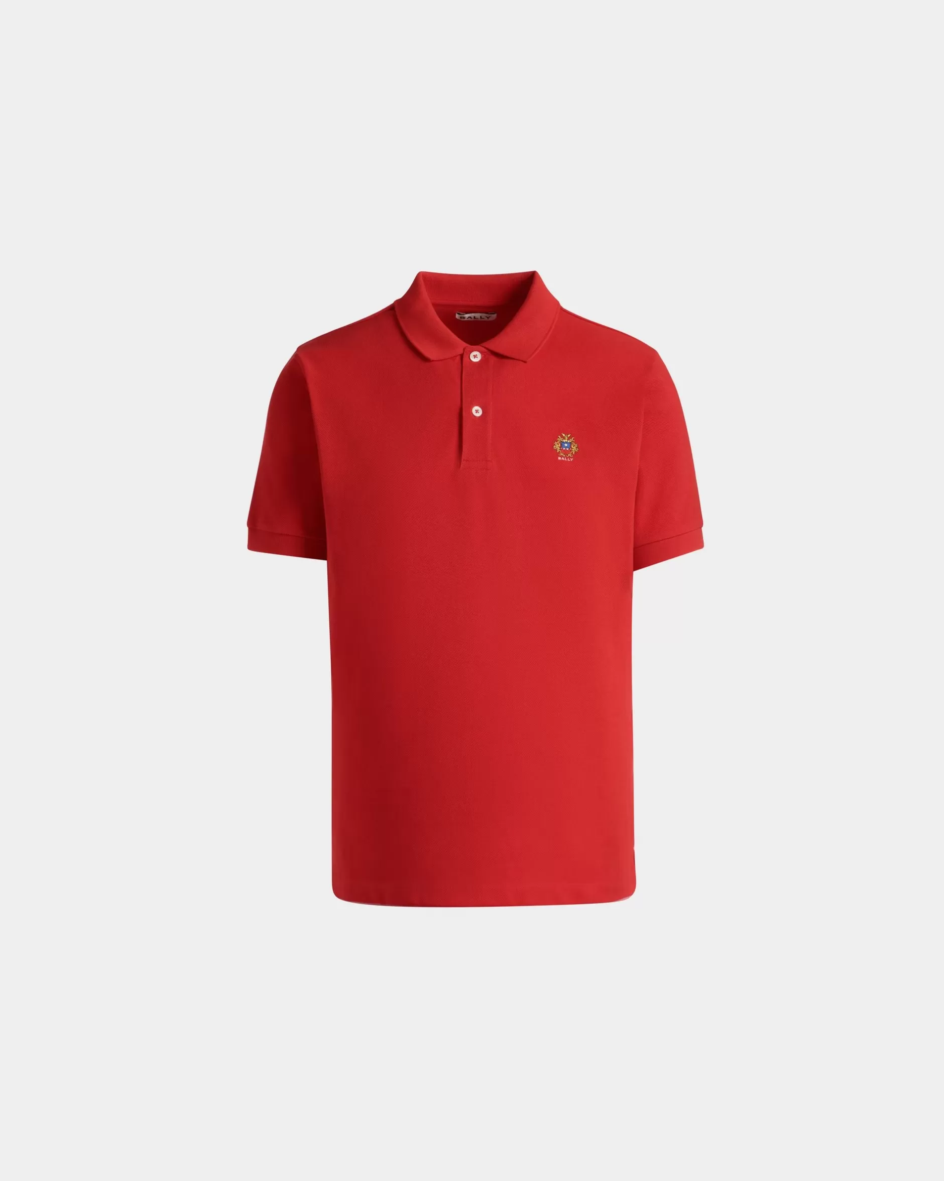 Bally Poloshirt Aus Baumwolle In Rot Best