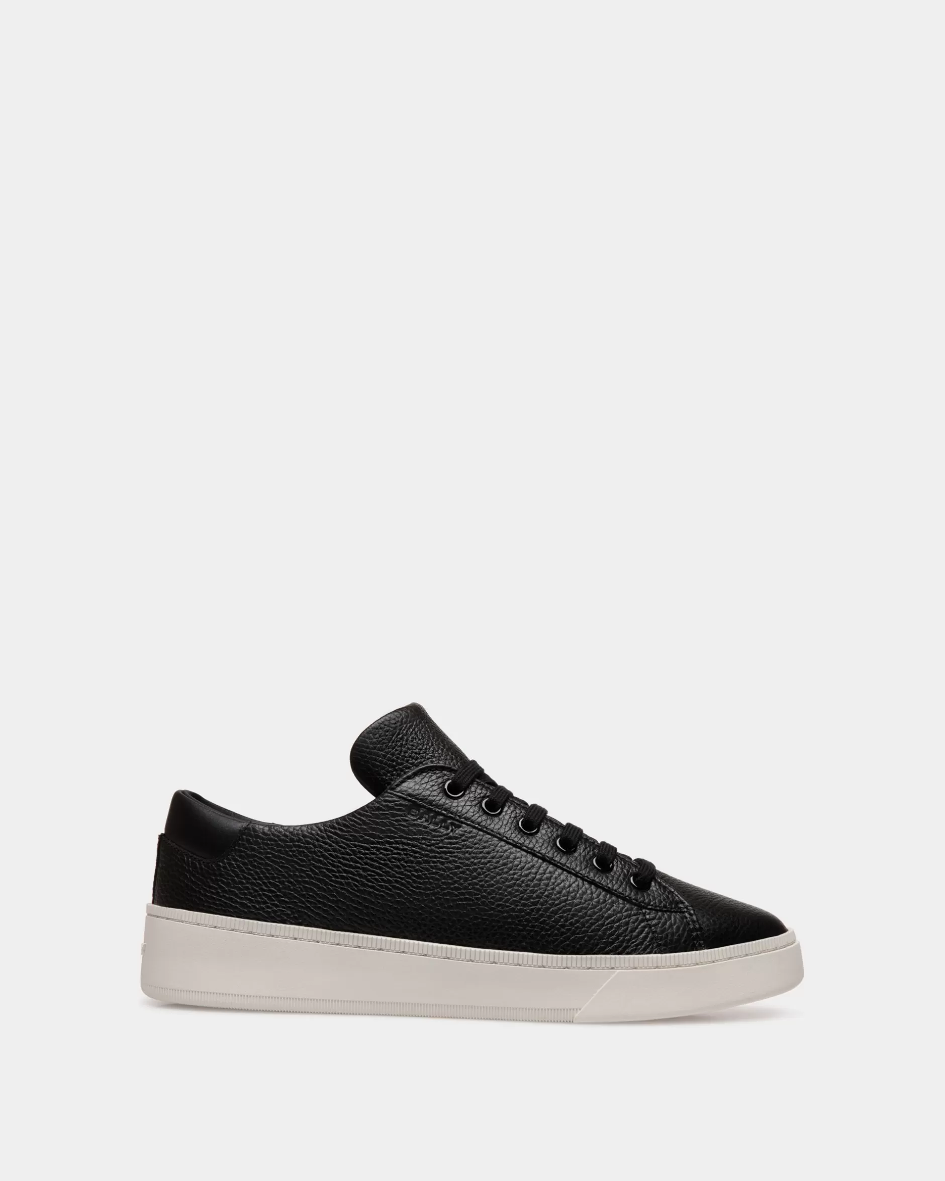 Bally Raise Sneaker Aus Genarbtem Leder In Schwarz Fashion