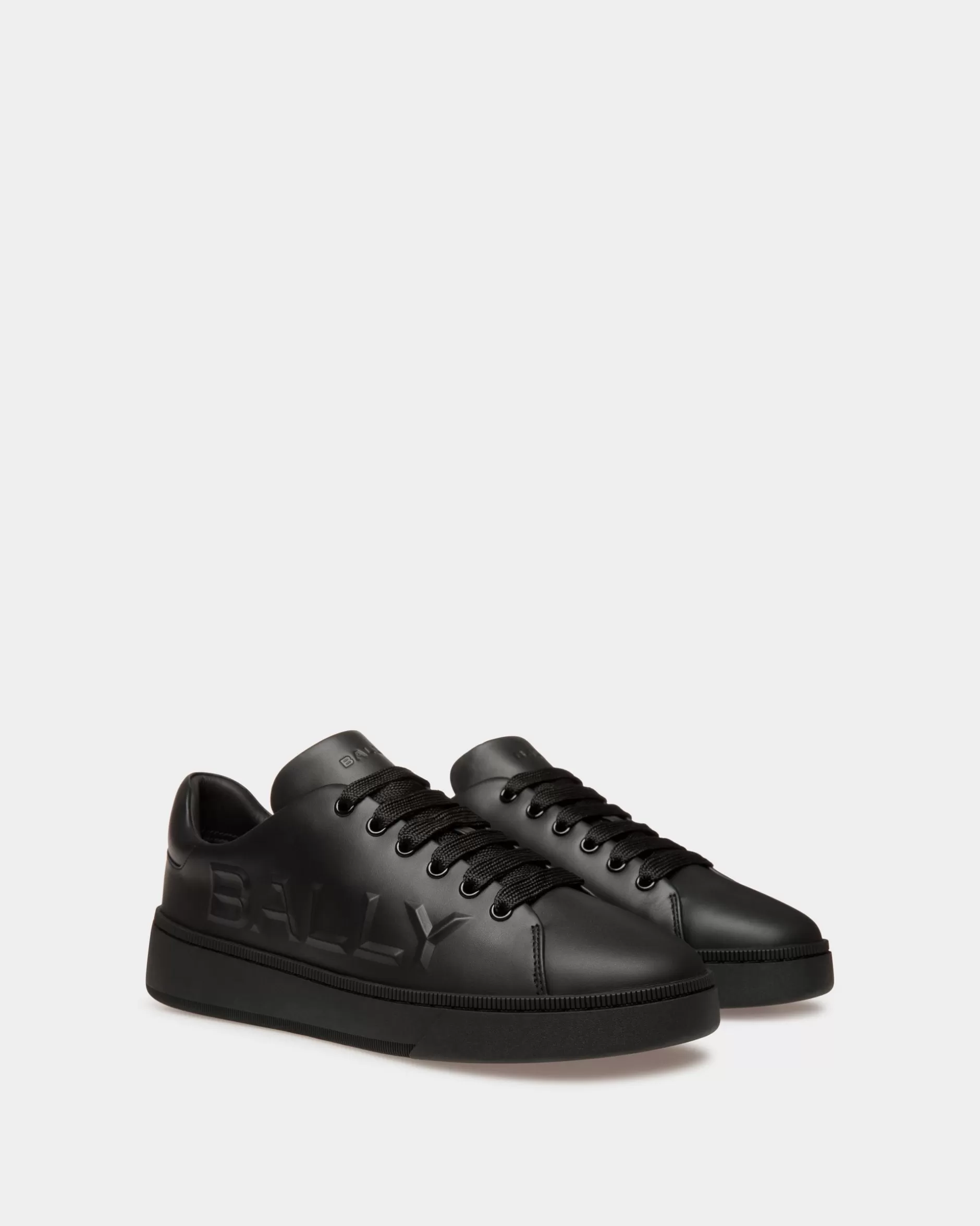 Bally Raise Sneaker Aus em Leder Schwarz Sale