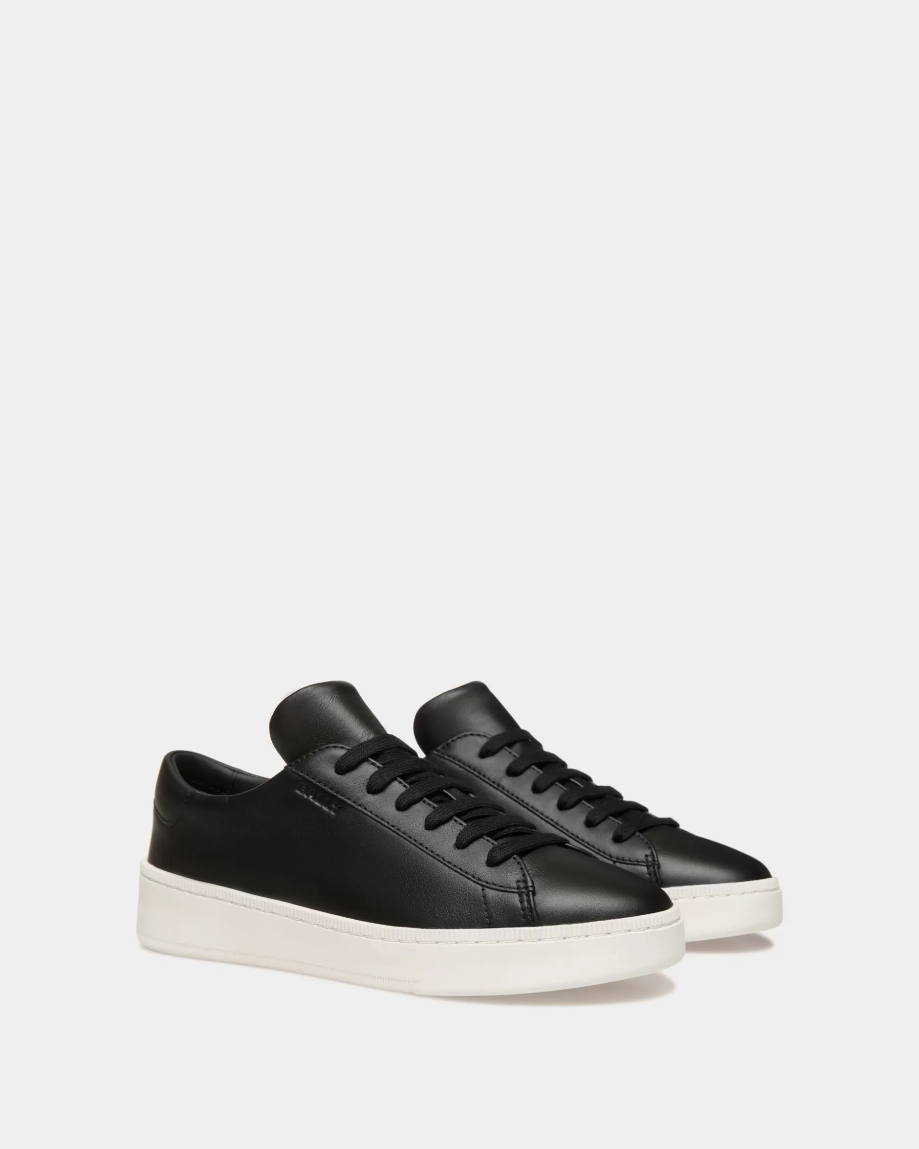 Bally Raise Sneaker Aus em Leder Schwarz Clearance