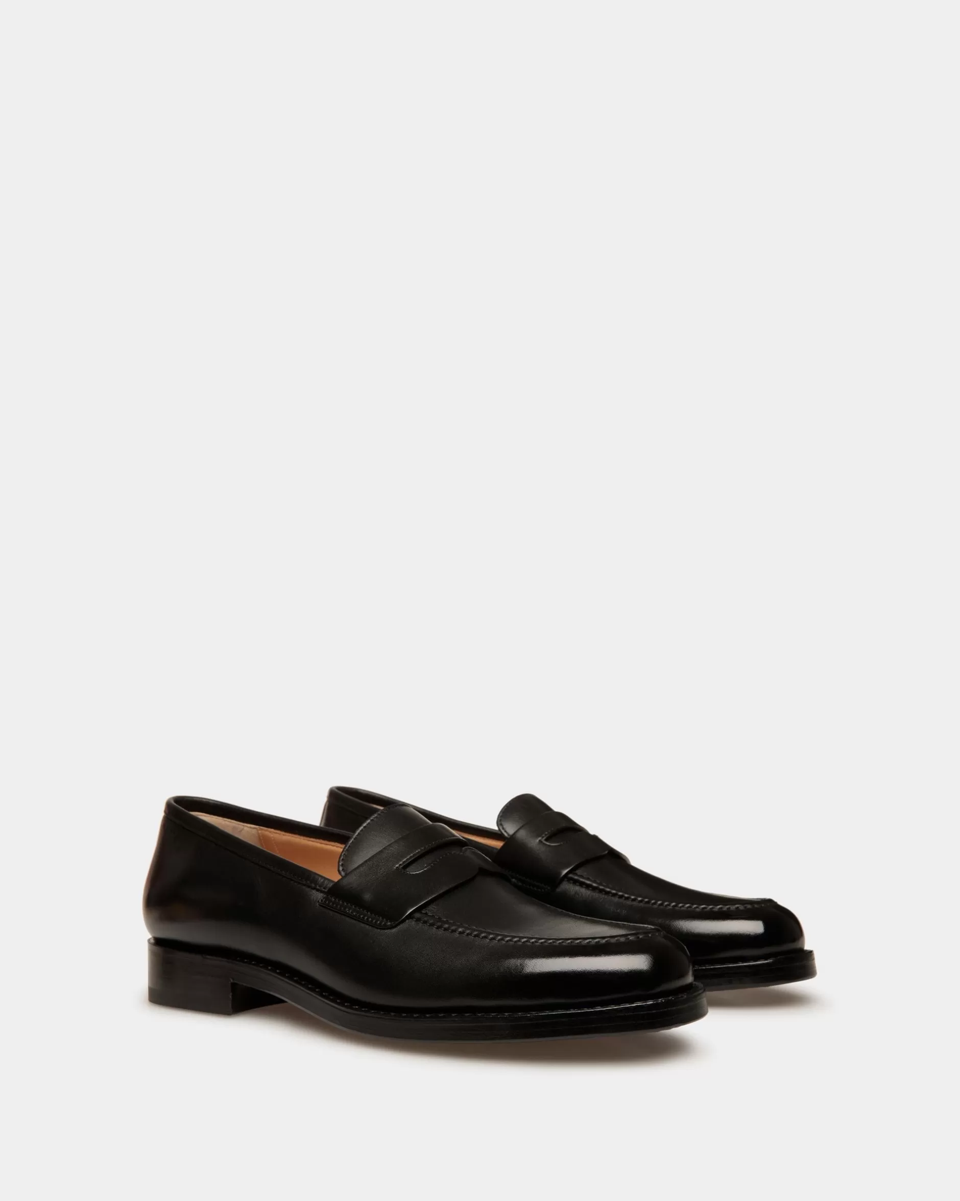 Bally Schoenen Loafer Aus Leder In Schwarz Fashion