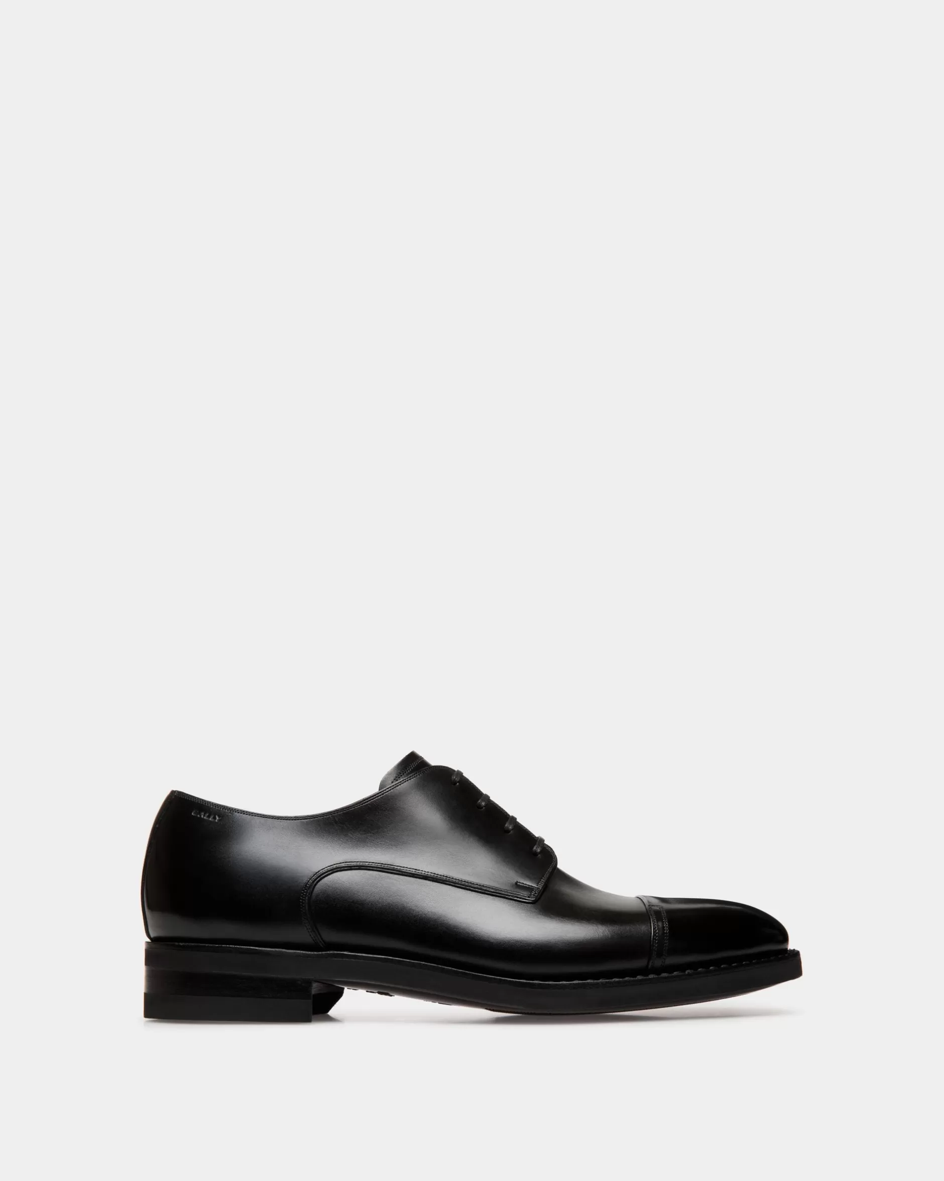 Bally Scribe Un Derby-Schuh Aus Leder In Schwarz Flash Sale