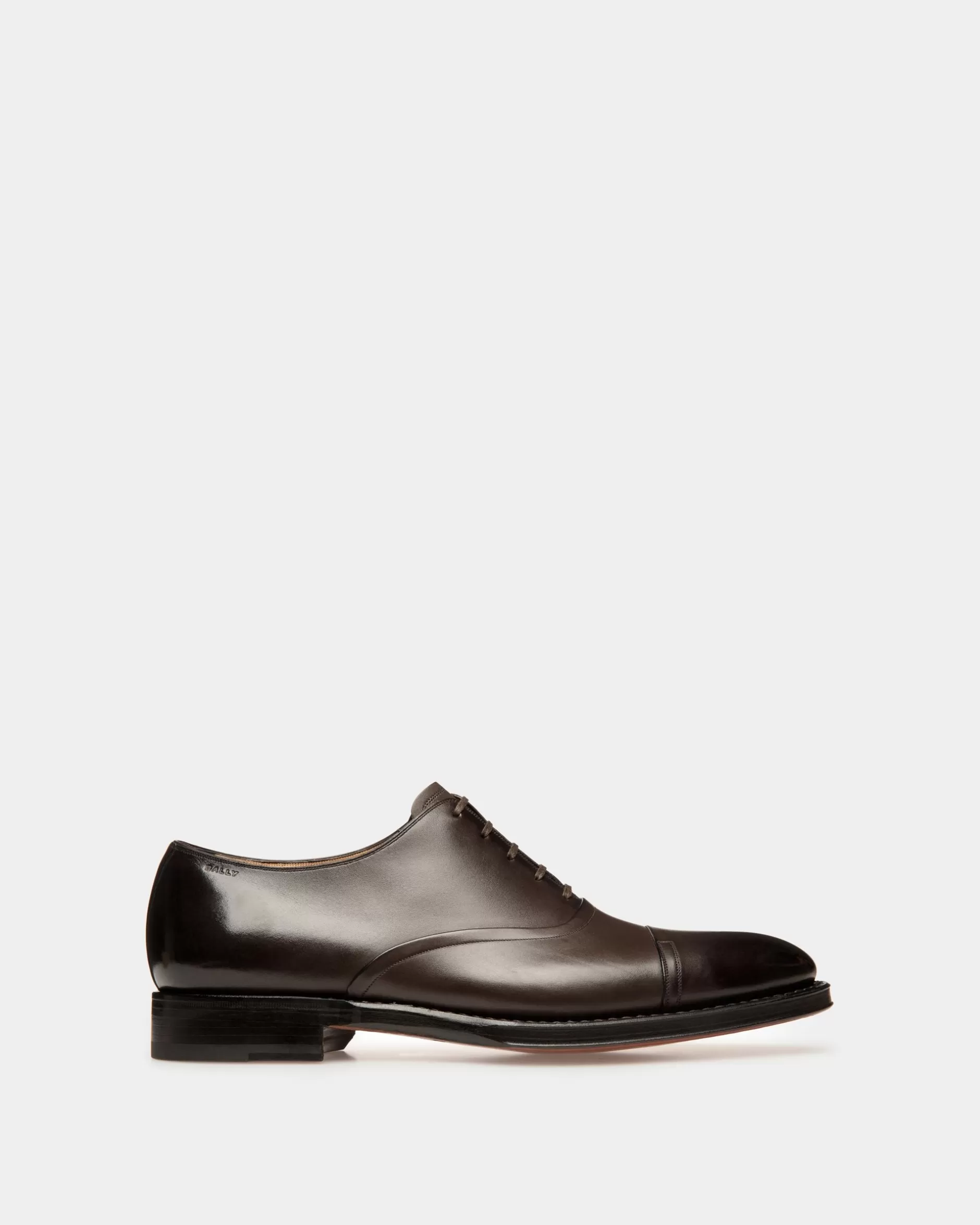 Bally Scribe Un Oxford-Schuh Aus Leder In Ebenholz Braun Hot