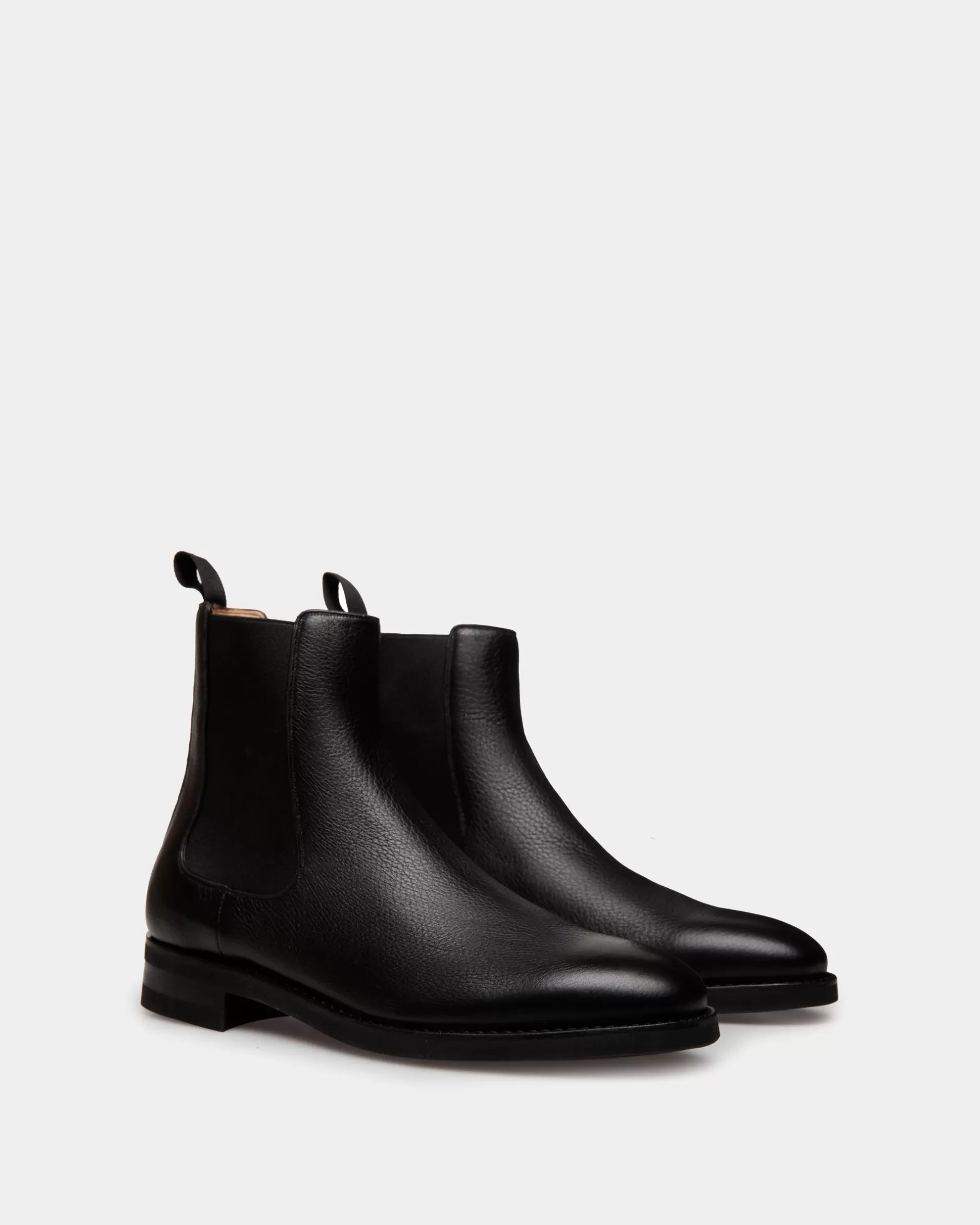 Bally Scribe Un Stiefelette Aus Hirschleder In Schwarz Online