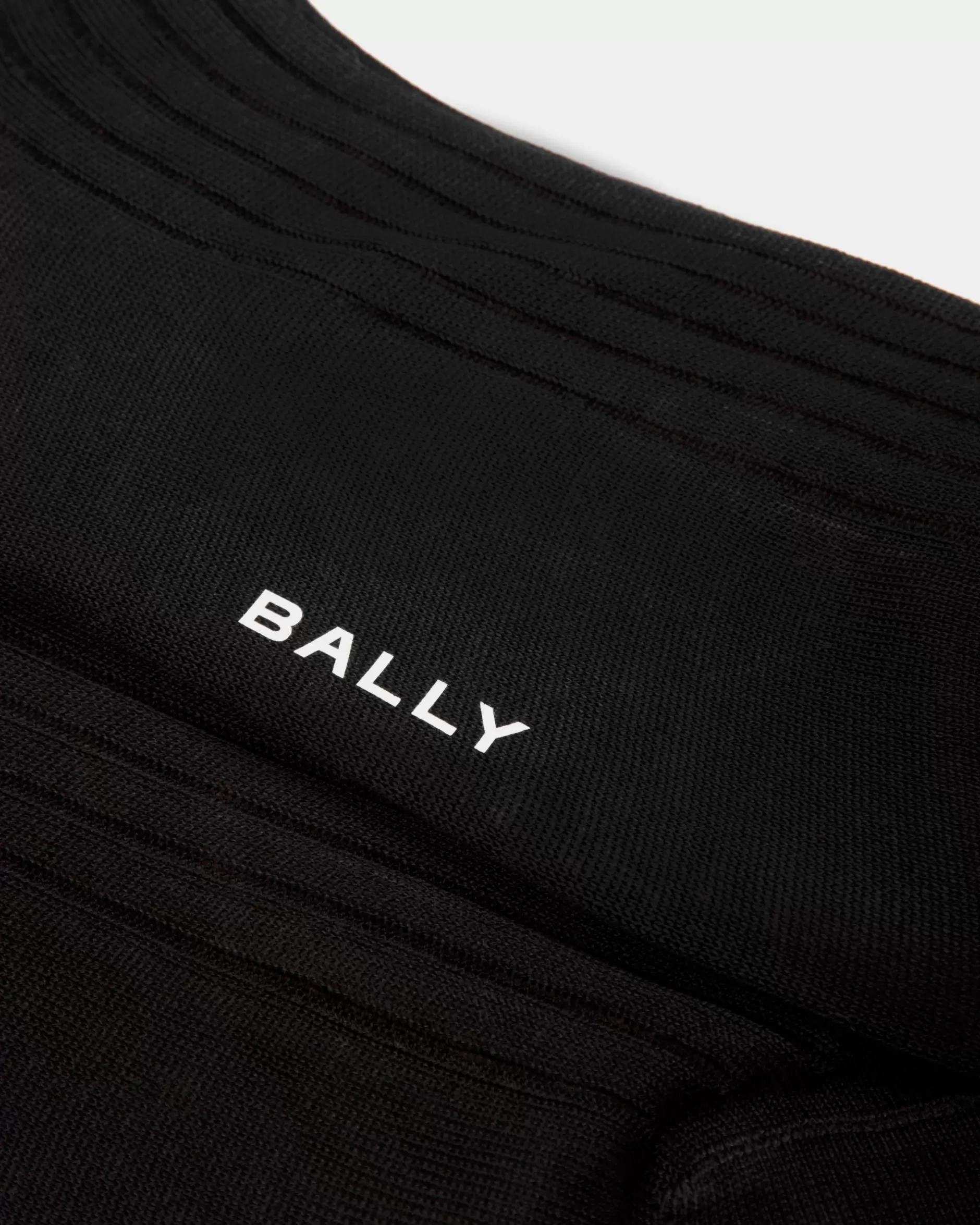 Bally Socken Aus Baumwolle In Schwarz Discount