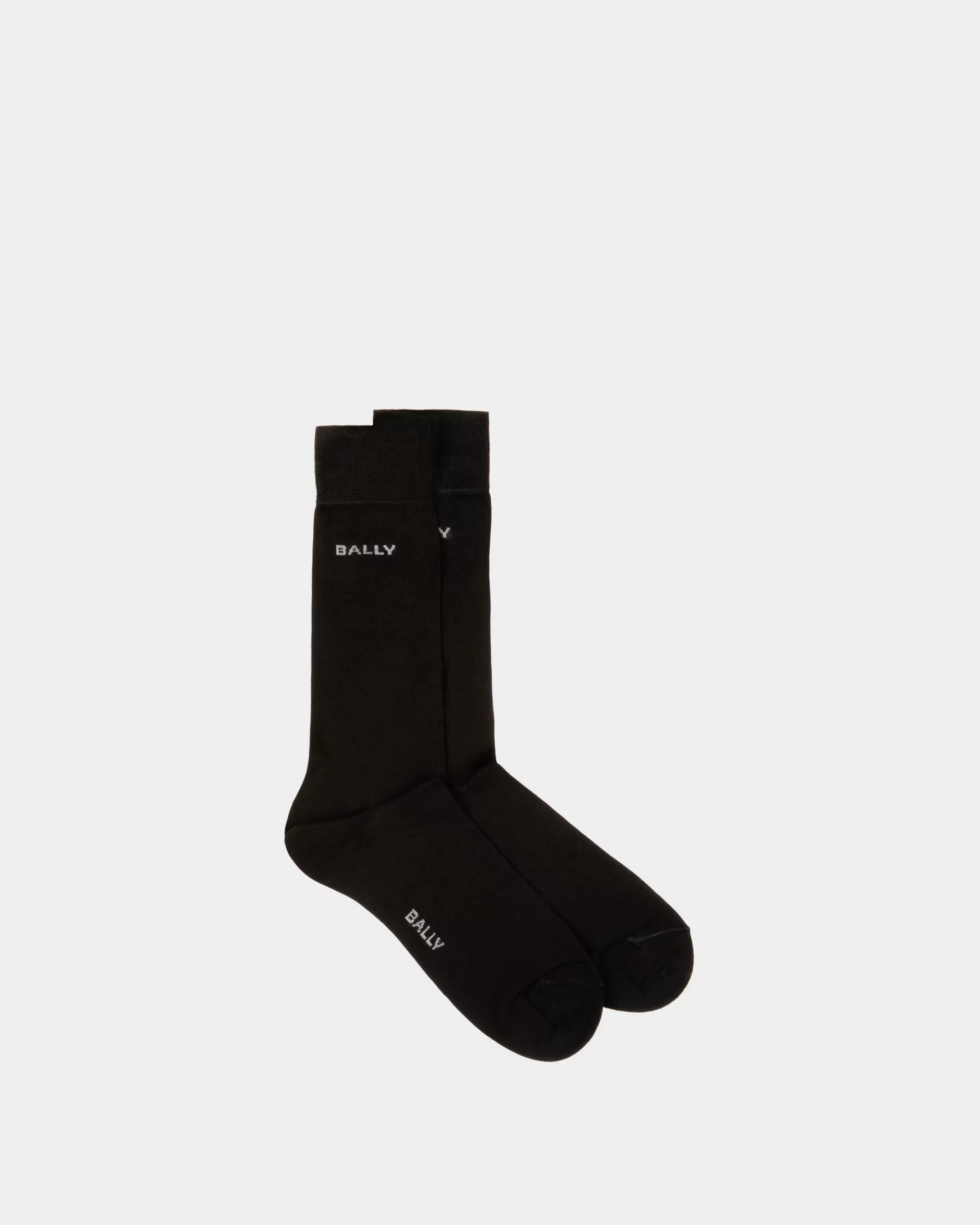 Bally Socken Aus Baumwolle In Schwarz Outlet