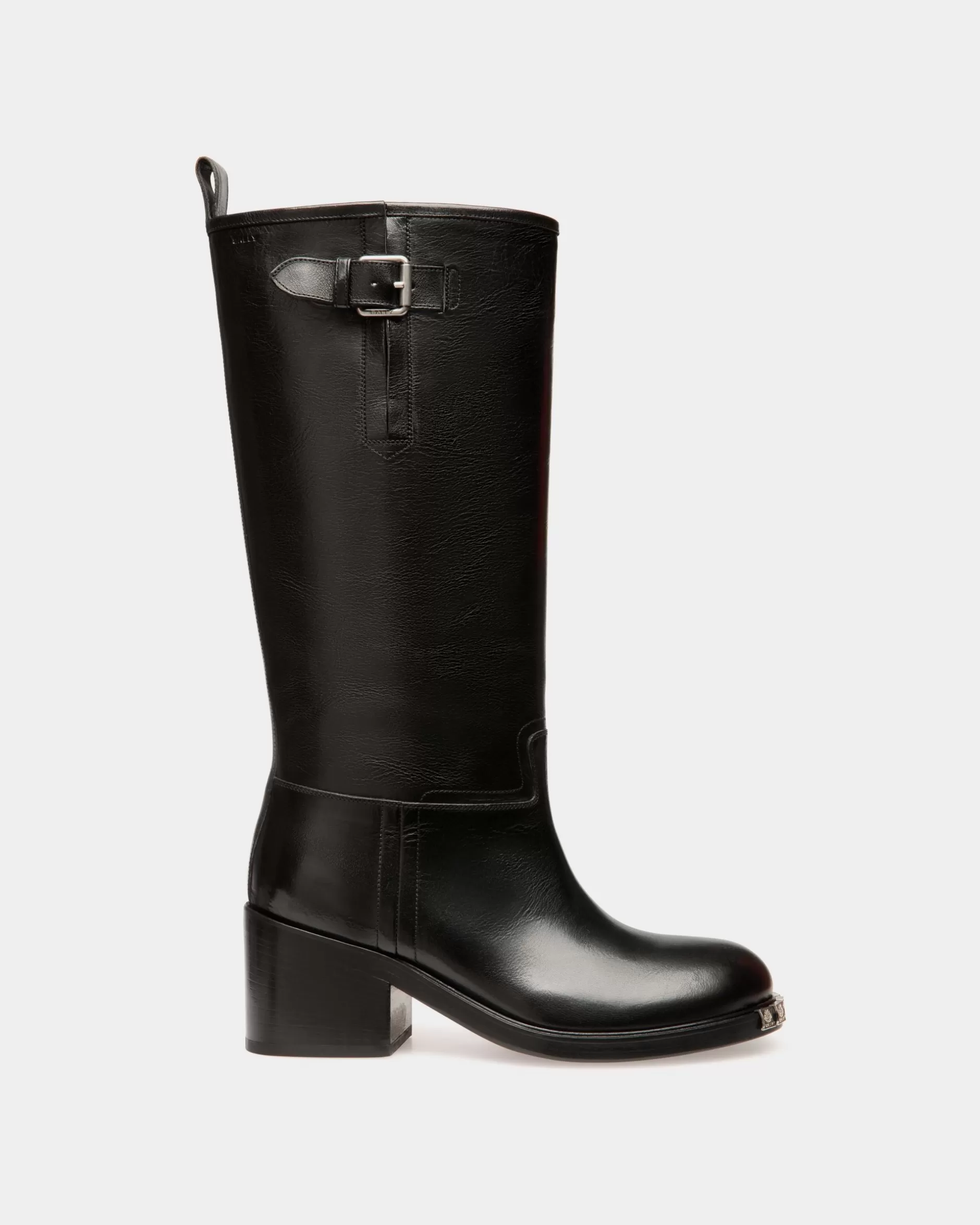 Bally Stiefel Peggy Aus Leder In Schwarz Clearance