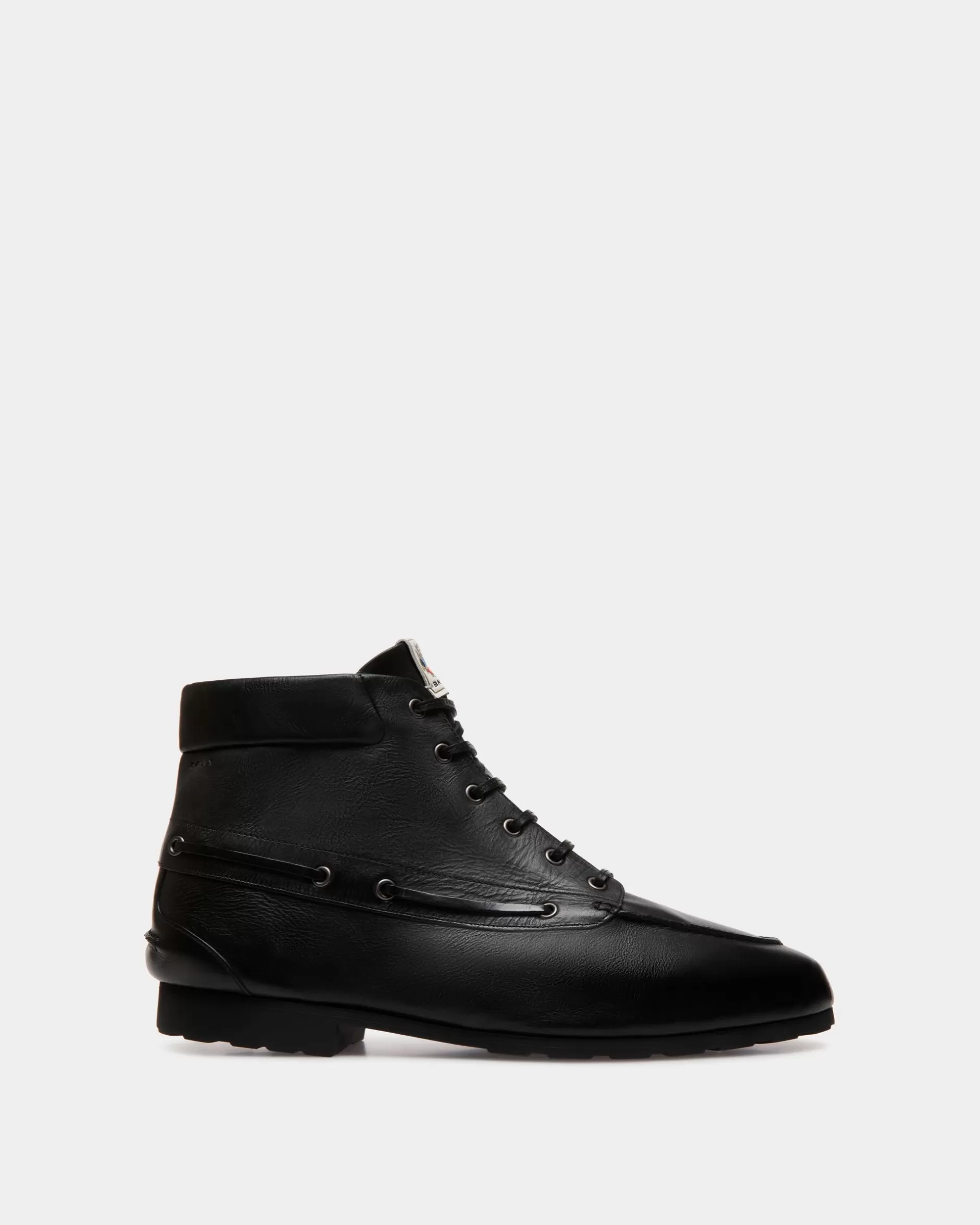 Bally Stiefelette Plume Aus Leder In Schwarz Cheap