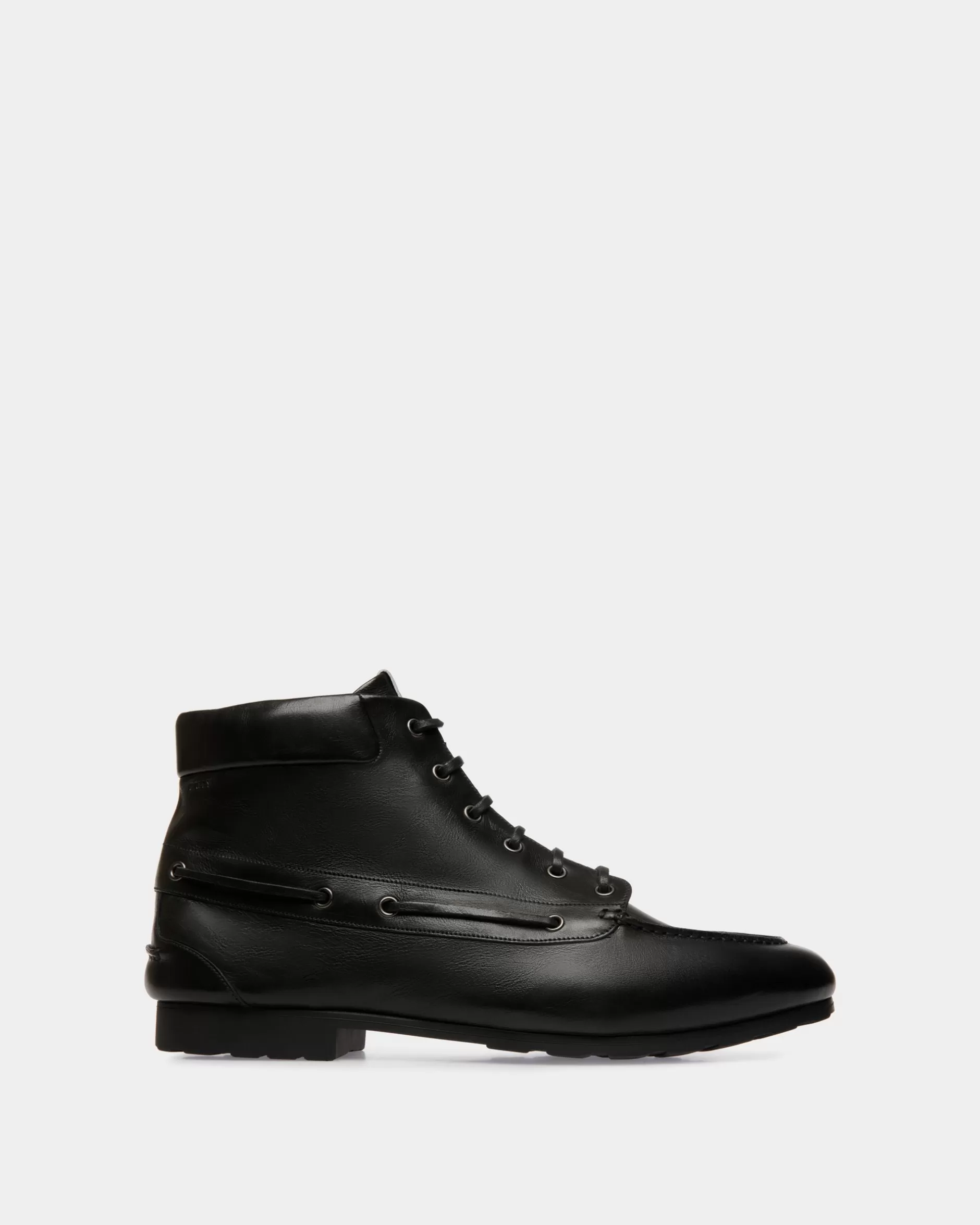 Bally Stiefelette Plume Aus Leder In Schwarz Best