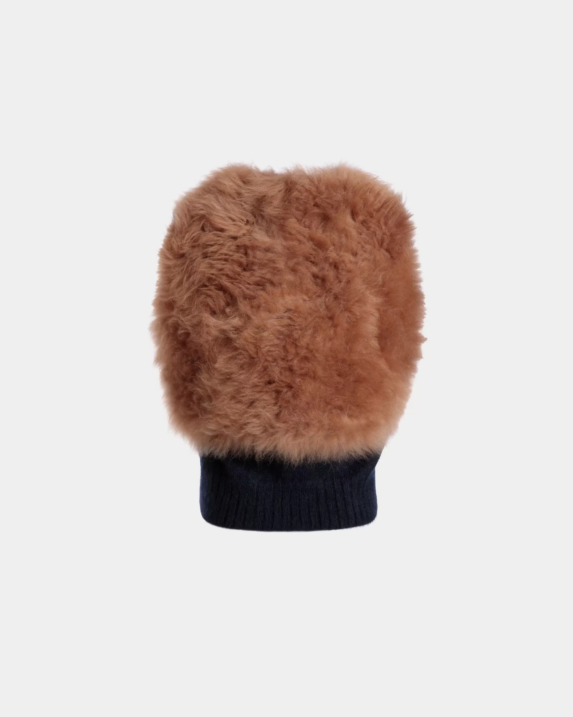 Bally Strickweste Aus Mohair Und Seide In Navy Blue Und Praline Beige Blau Store