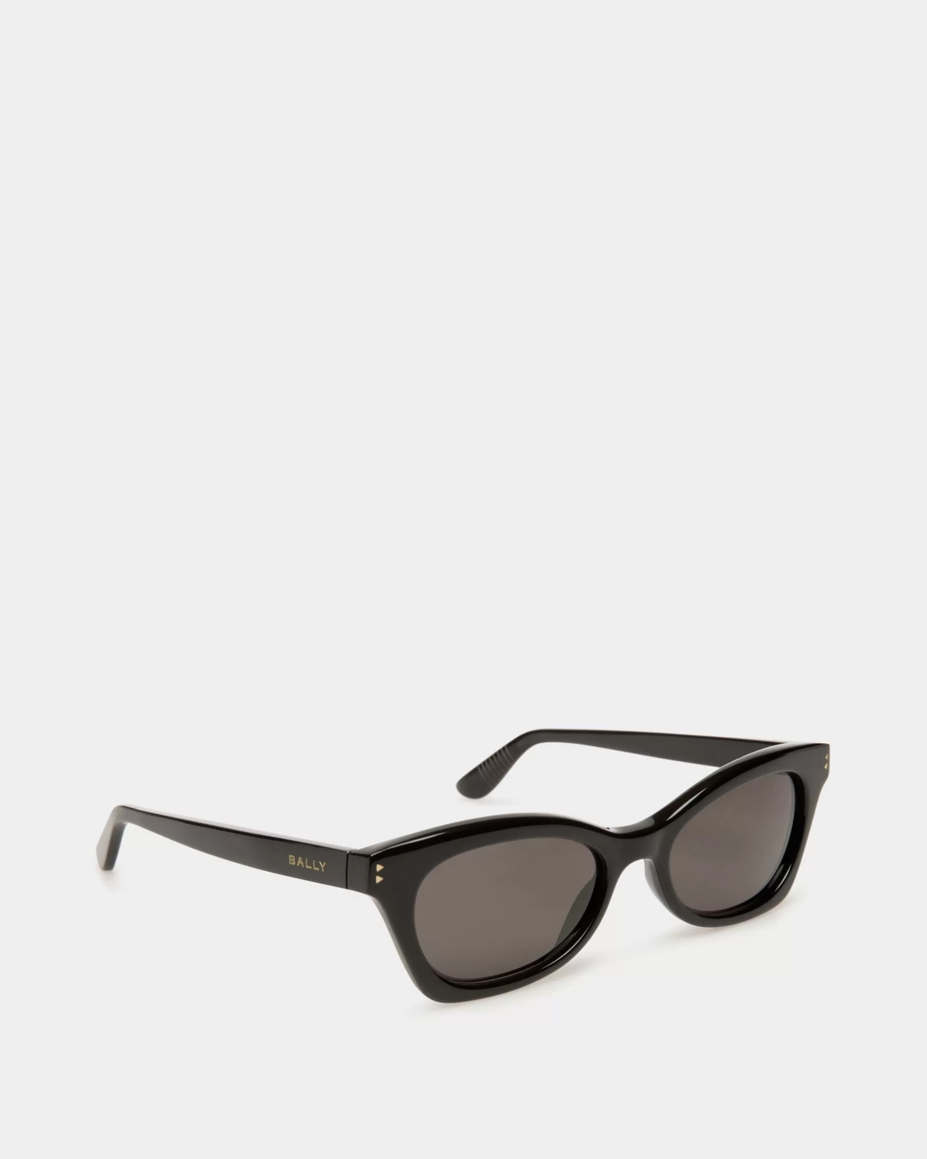 Bally Sue Sonnenbrille Aus em Acetat Schwarz Store