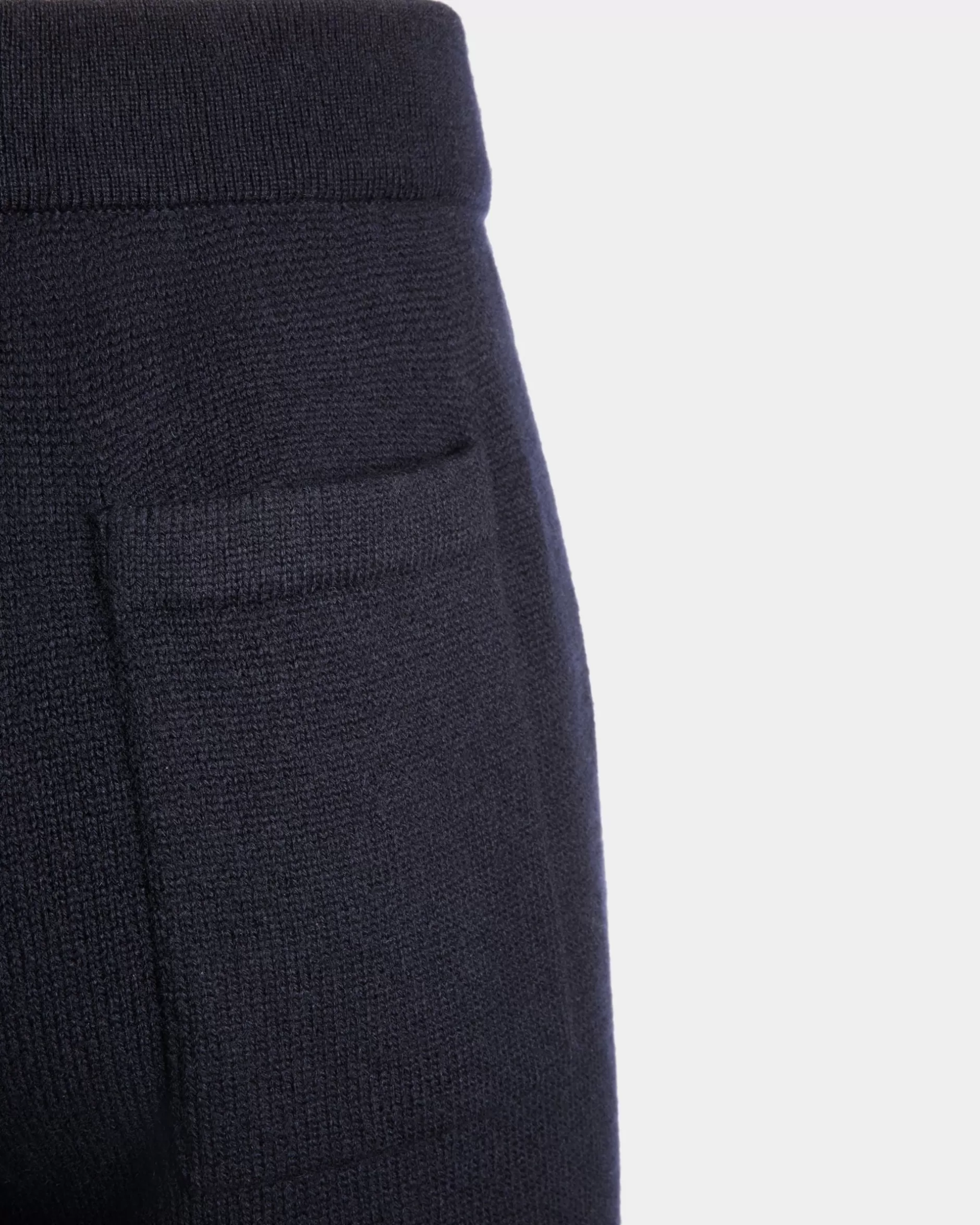 Bally Sweathose Aus Einer Wollmischung In Navy Blue Aus Der Adrien Brody Travel-Kollektion Blau Clearance