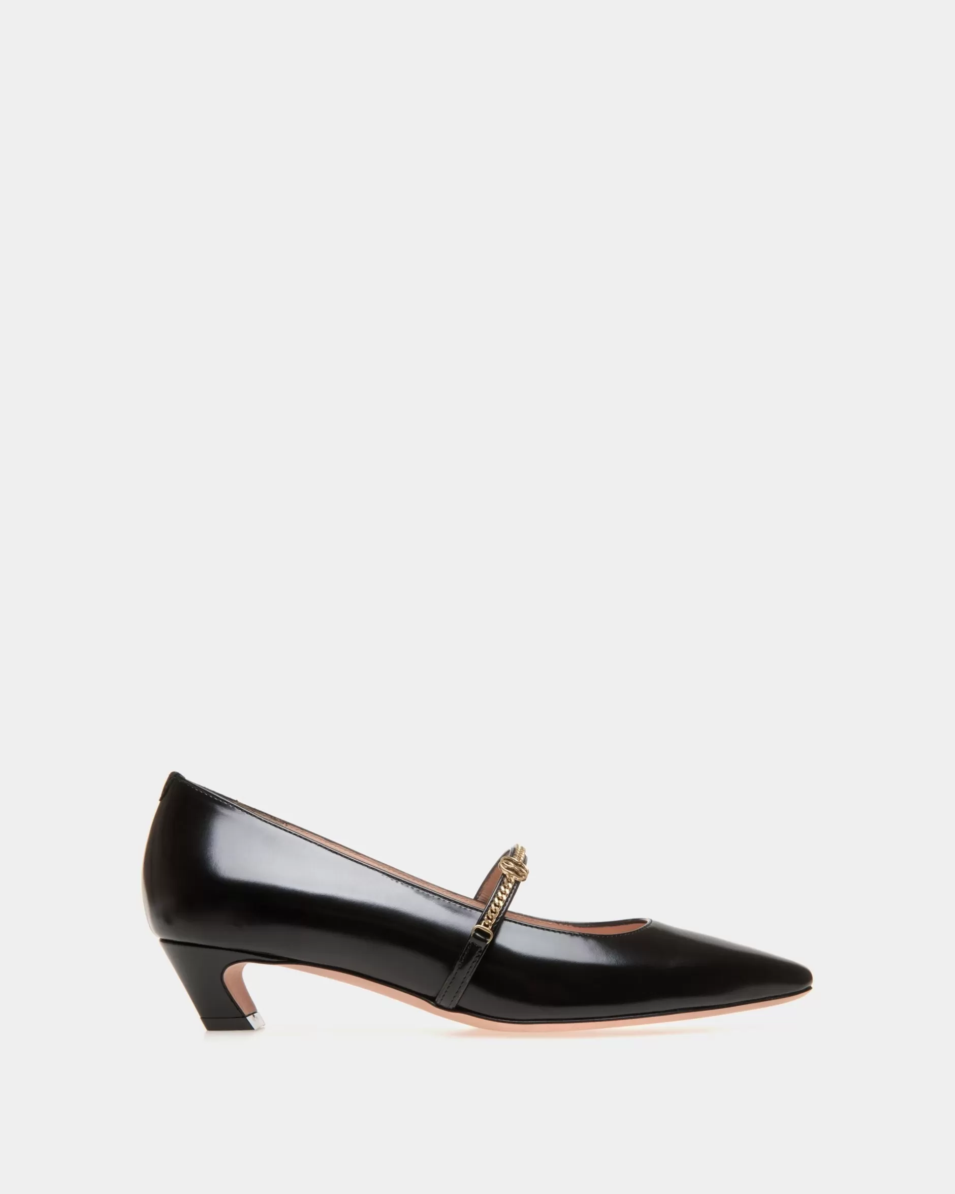 Bally Sylt Mary Jane Aus Leder In Schwarz Sale