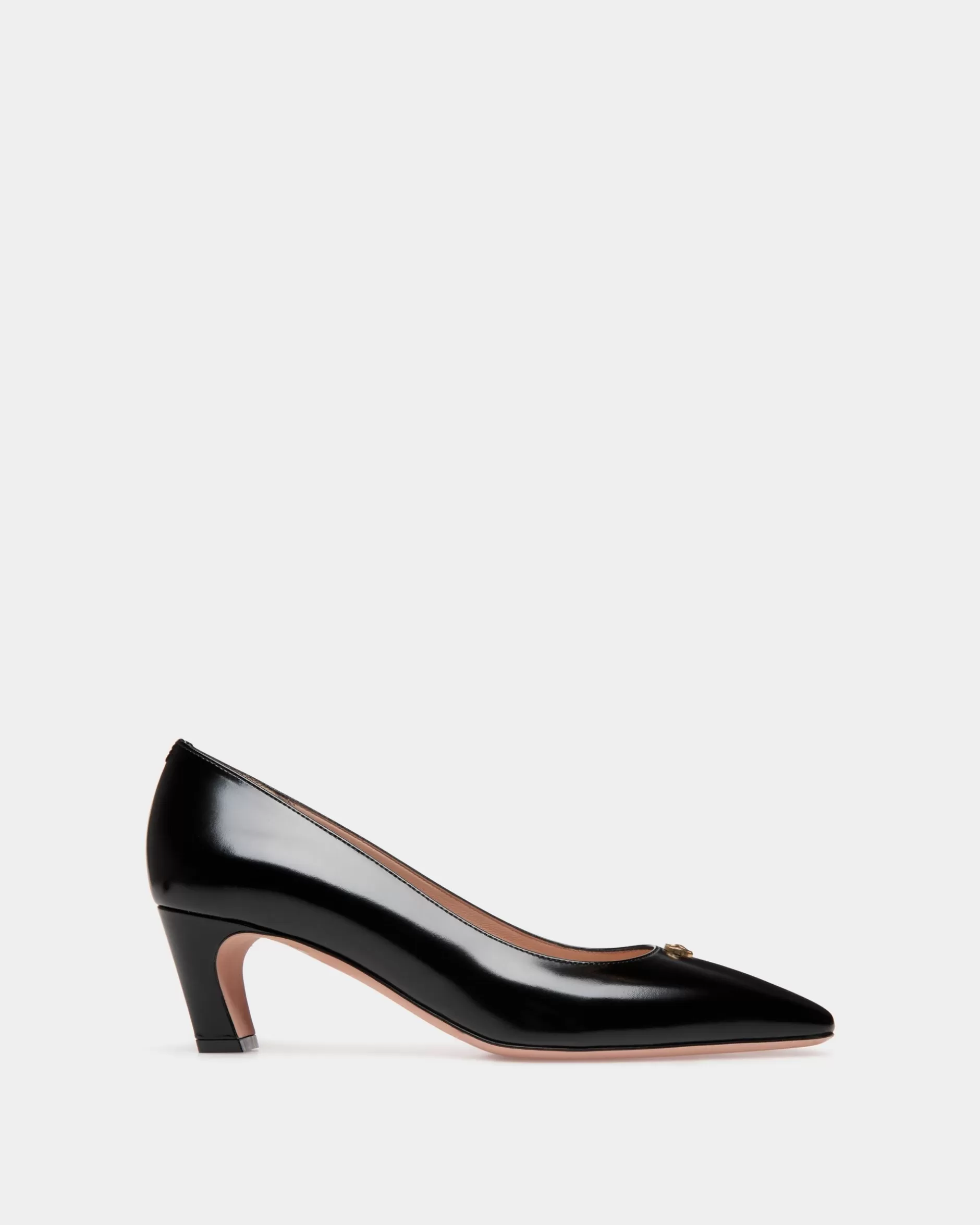 Bally Sylt Pumps Aus Gebürstetem Leder In Schwarz Best Sale