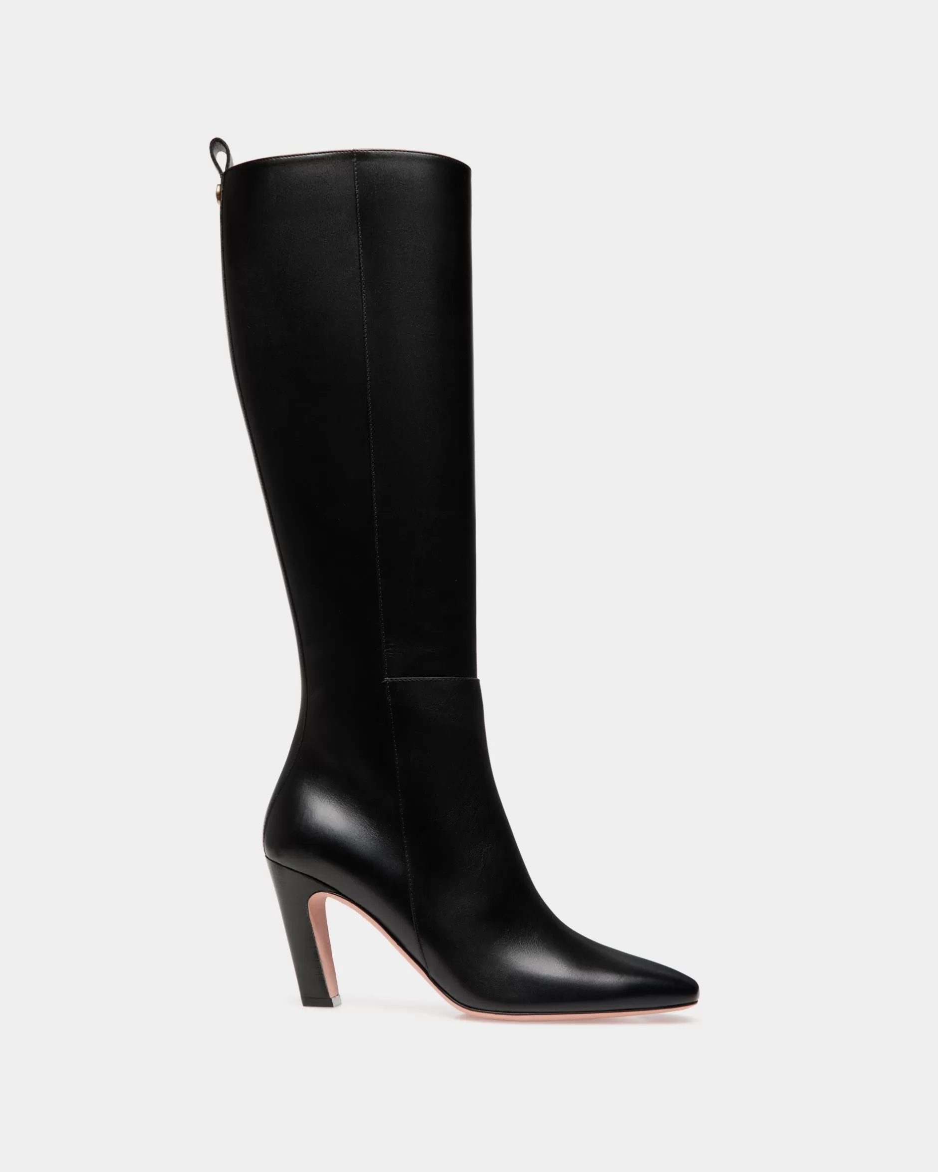 Bally Sylt Stiefel Aus Leder In Schwarz Outlet