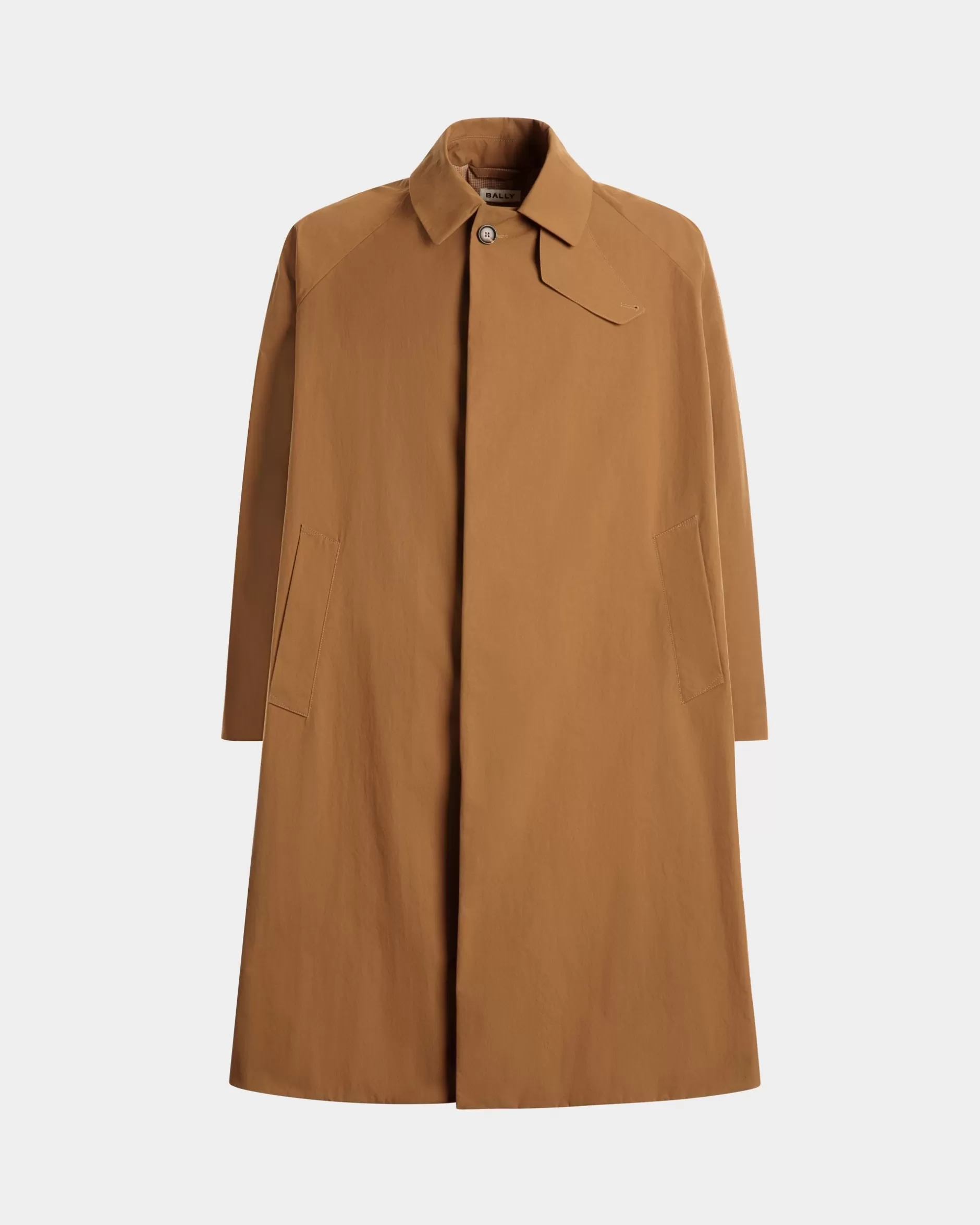 Bally Trenchcoat Aus em Nylon Braun Store