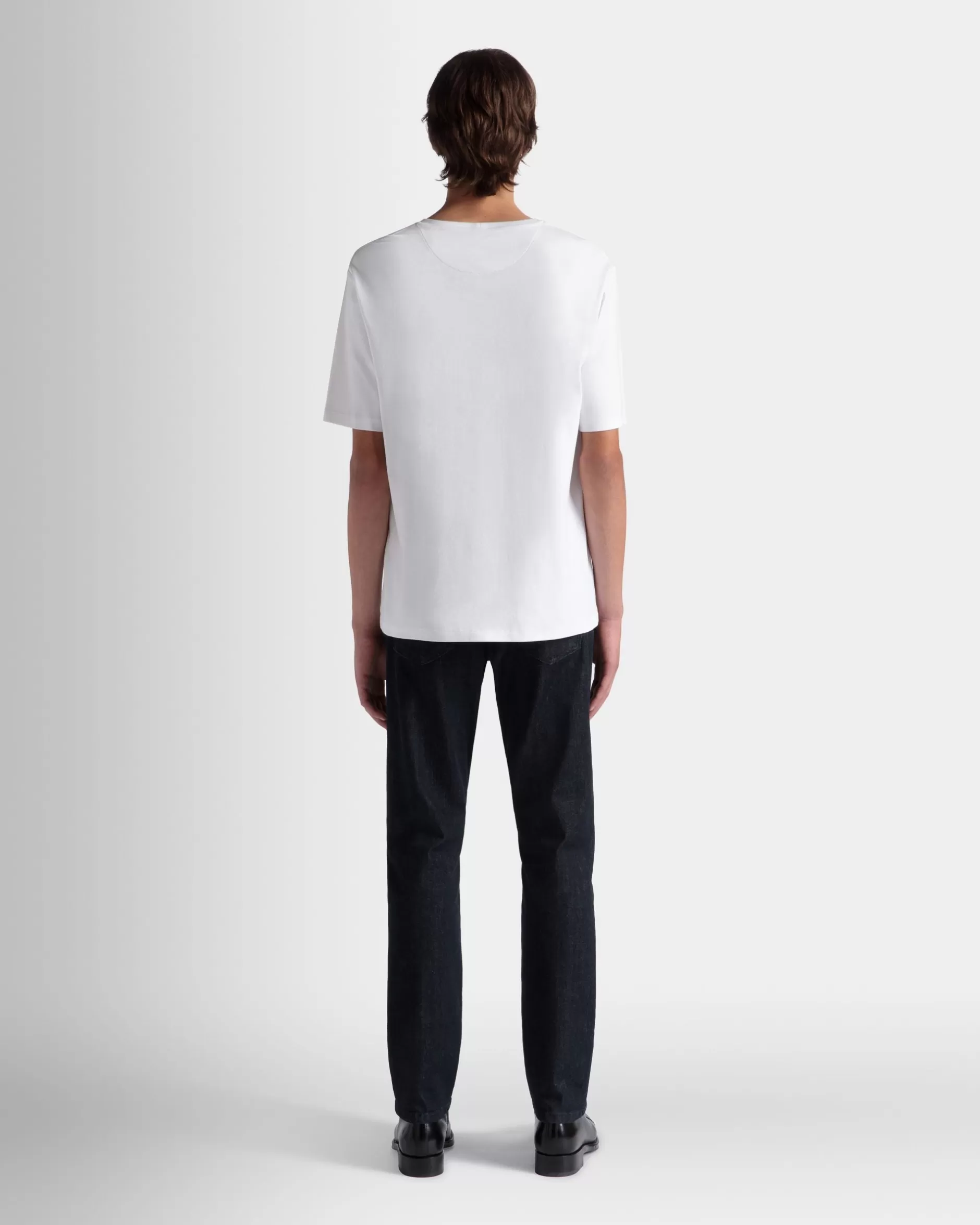 Bally T-Shirt Aus Baumwolle In Aus Der Adrien Brody Travel-Kollektion Weiß Sale