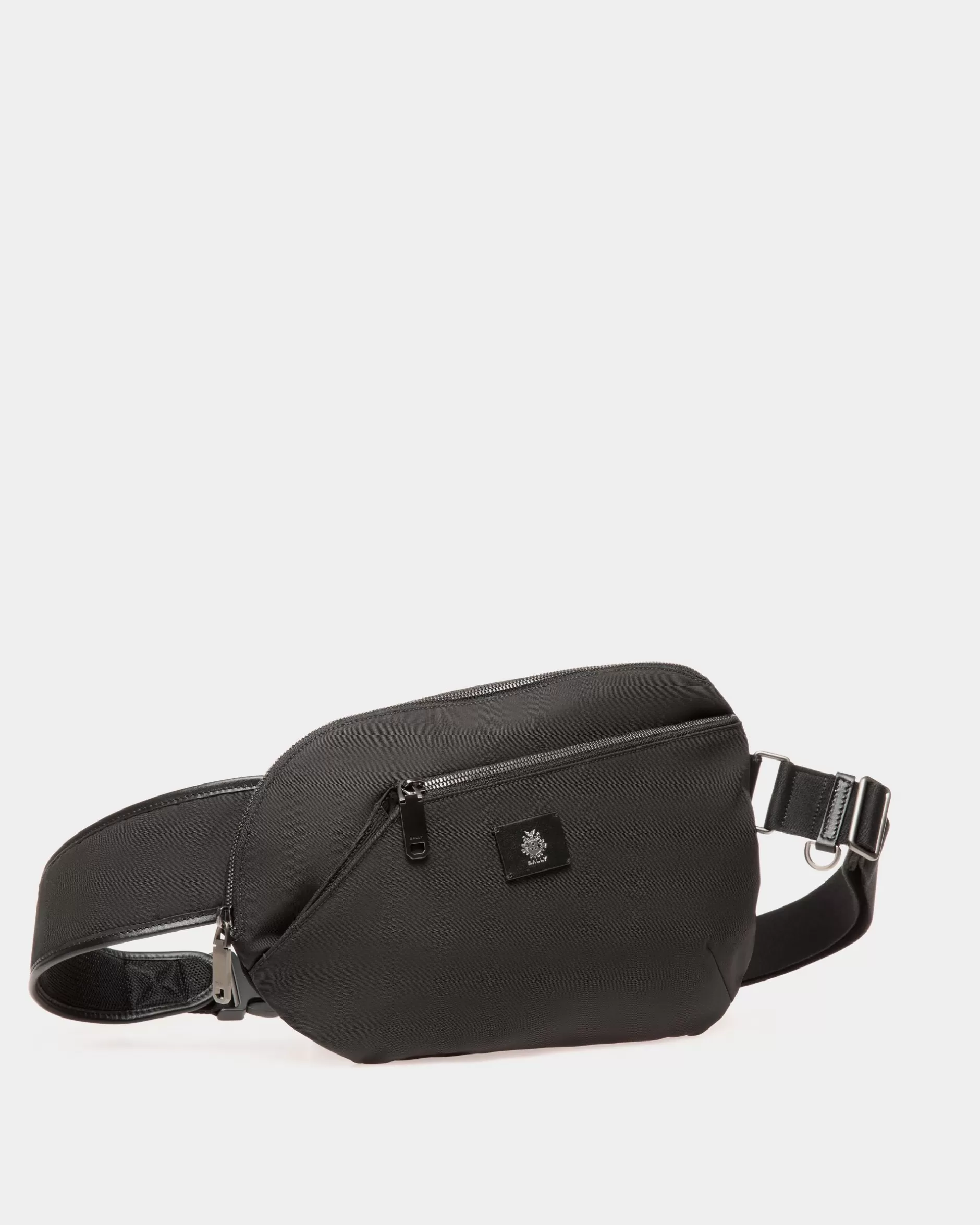 Bally Umhängetasche Aus Nylon In Aus Der Adrien Brody Travel-Kollektion Schwarz New