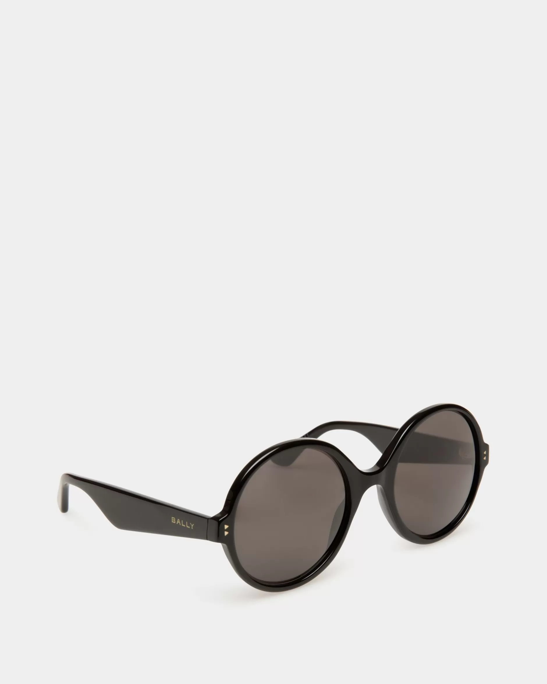 Bally Ursula Sonnenbrille Aus em Acetat Schwarz Flash Sale