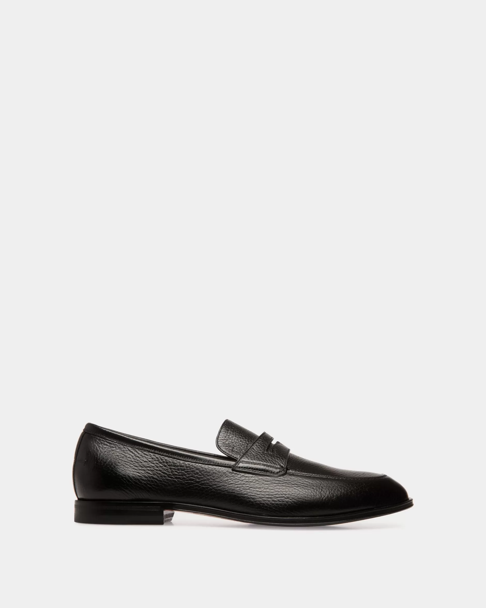 Bally Webb Leder-Loafer In Schwarz Cheap