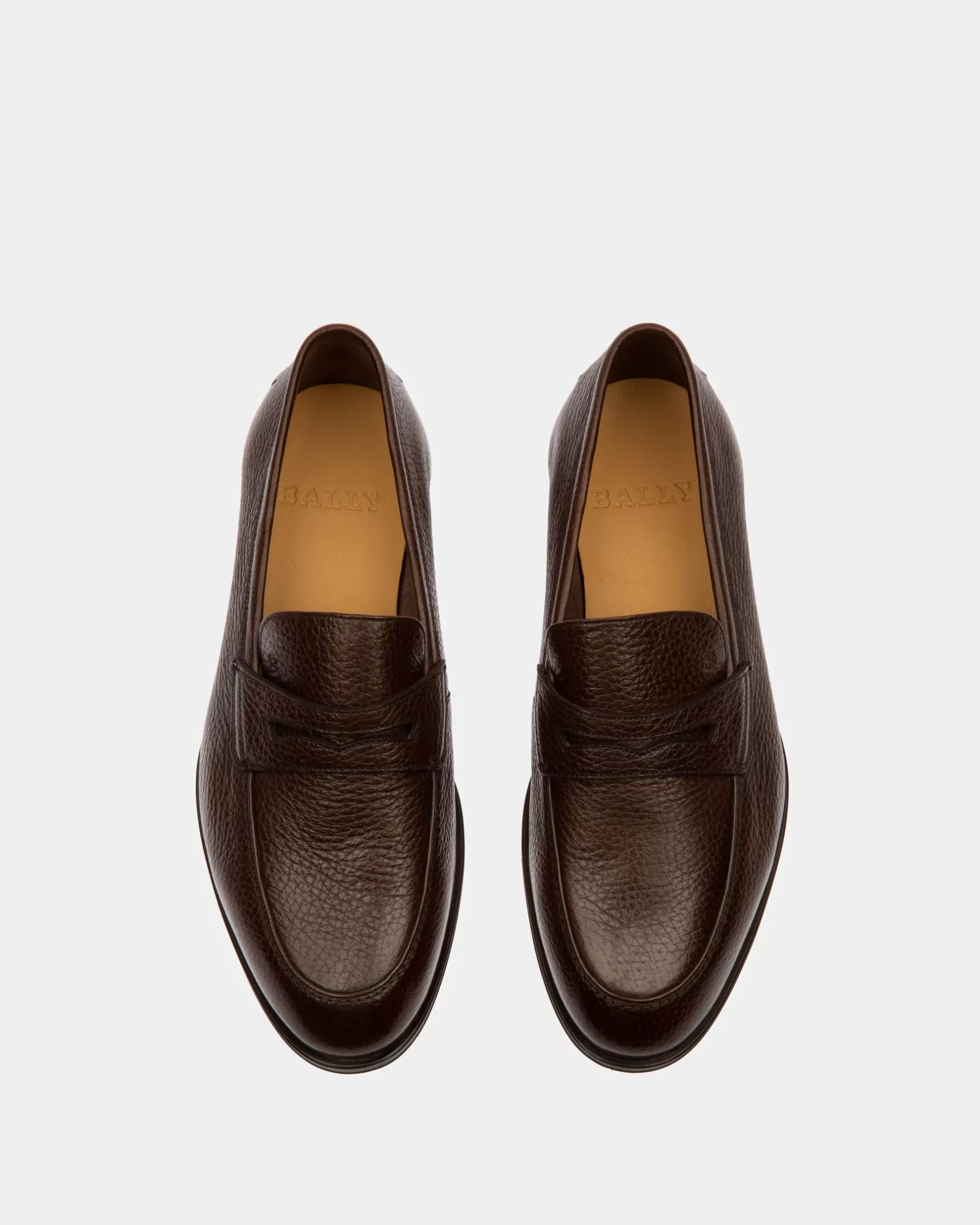 Bally Webb Loafer Aus em Leder Braun Discount