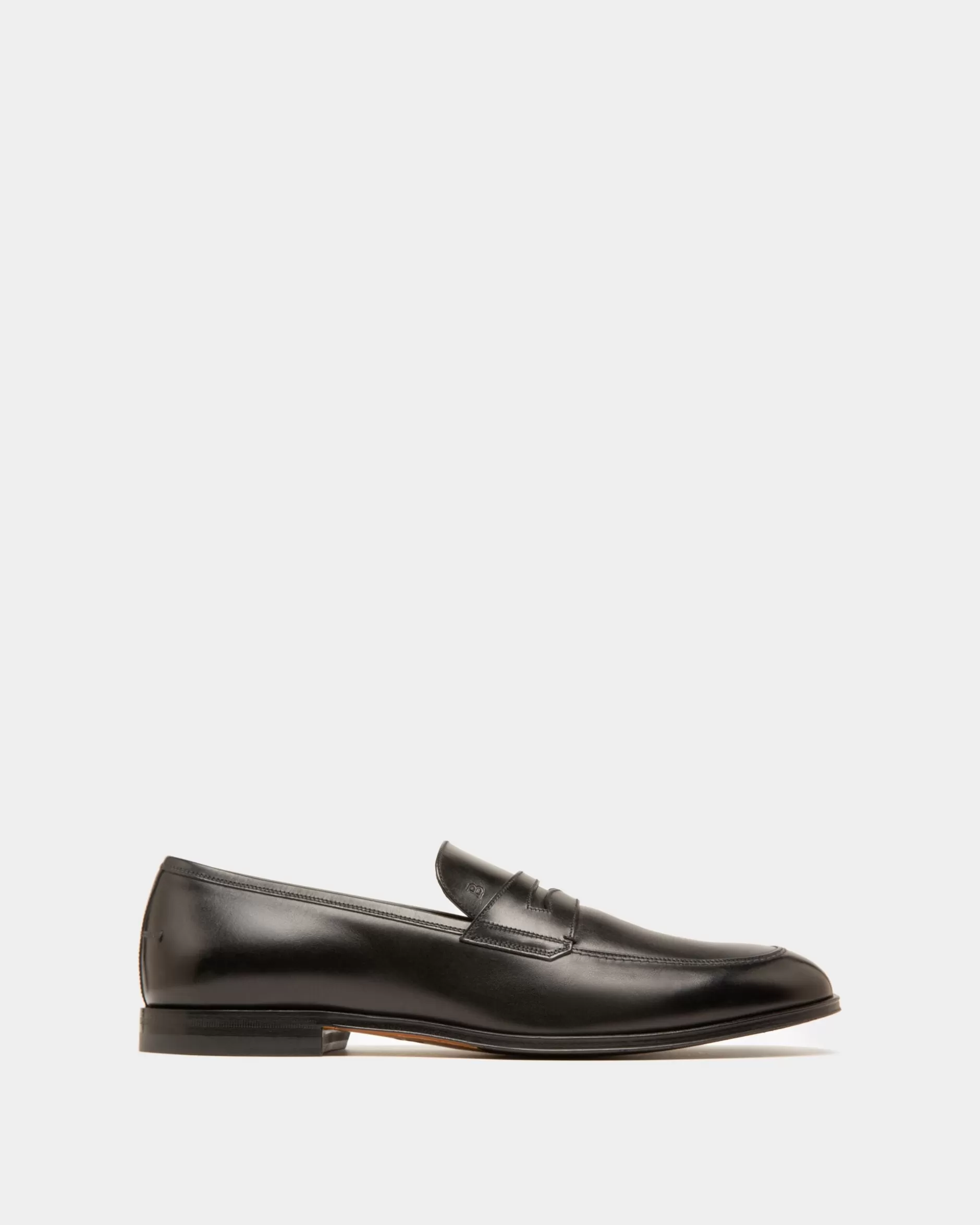 Bally Webb Loafer Aus em Leder Schwarz Flash Sale