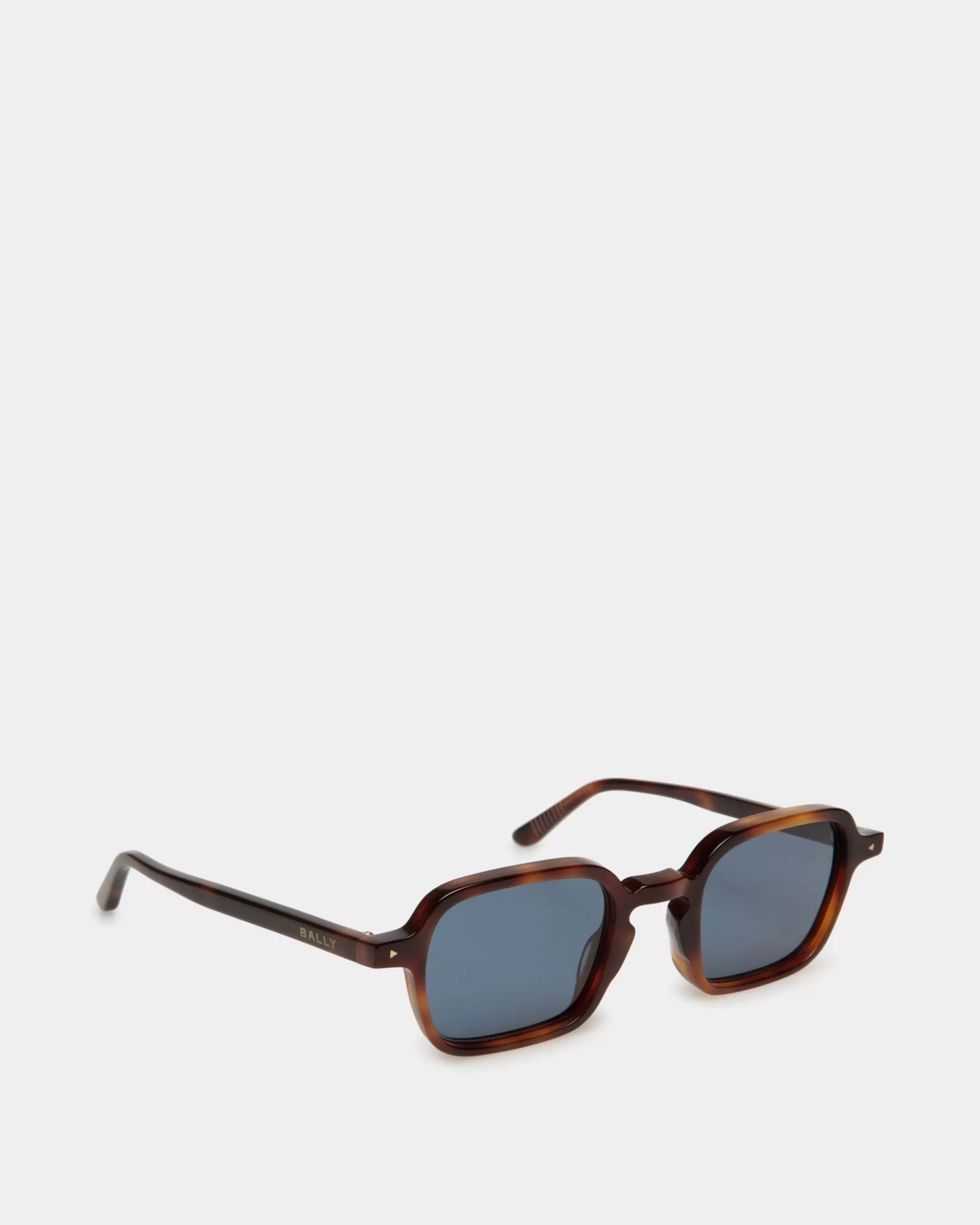 Bally Werner Sonnenbrille Aus Acetat In Havana Braun Best Sale