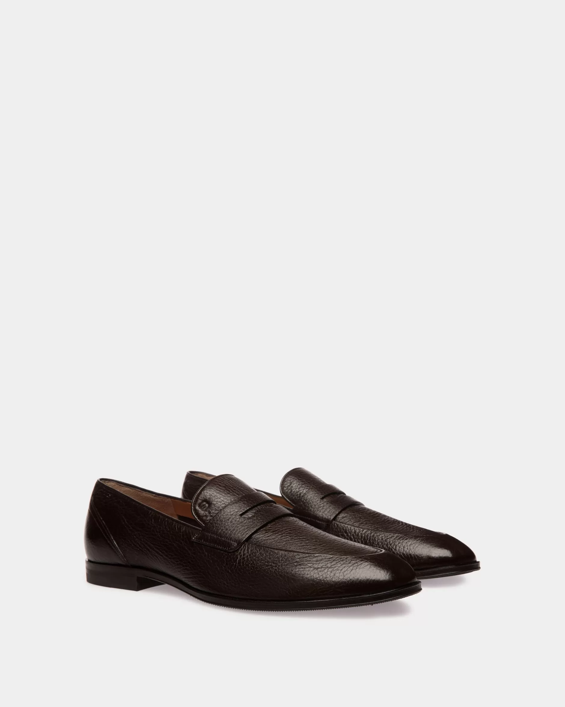 Bally Westminster Loafer Aus Hirschleder In Braun Discount