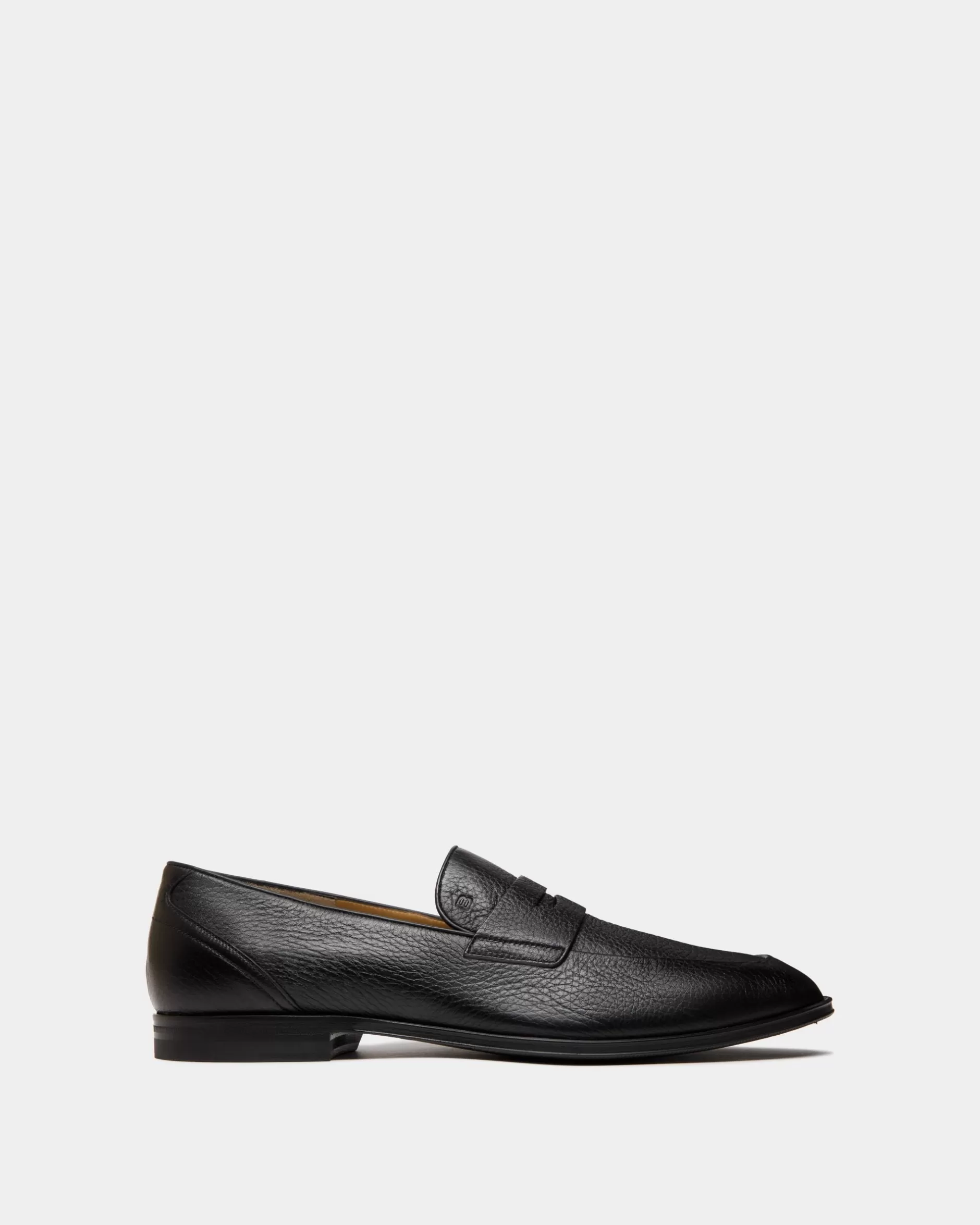 Bally Westminster Loafer Aus Hirschleder In Schwarz Flash Sale