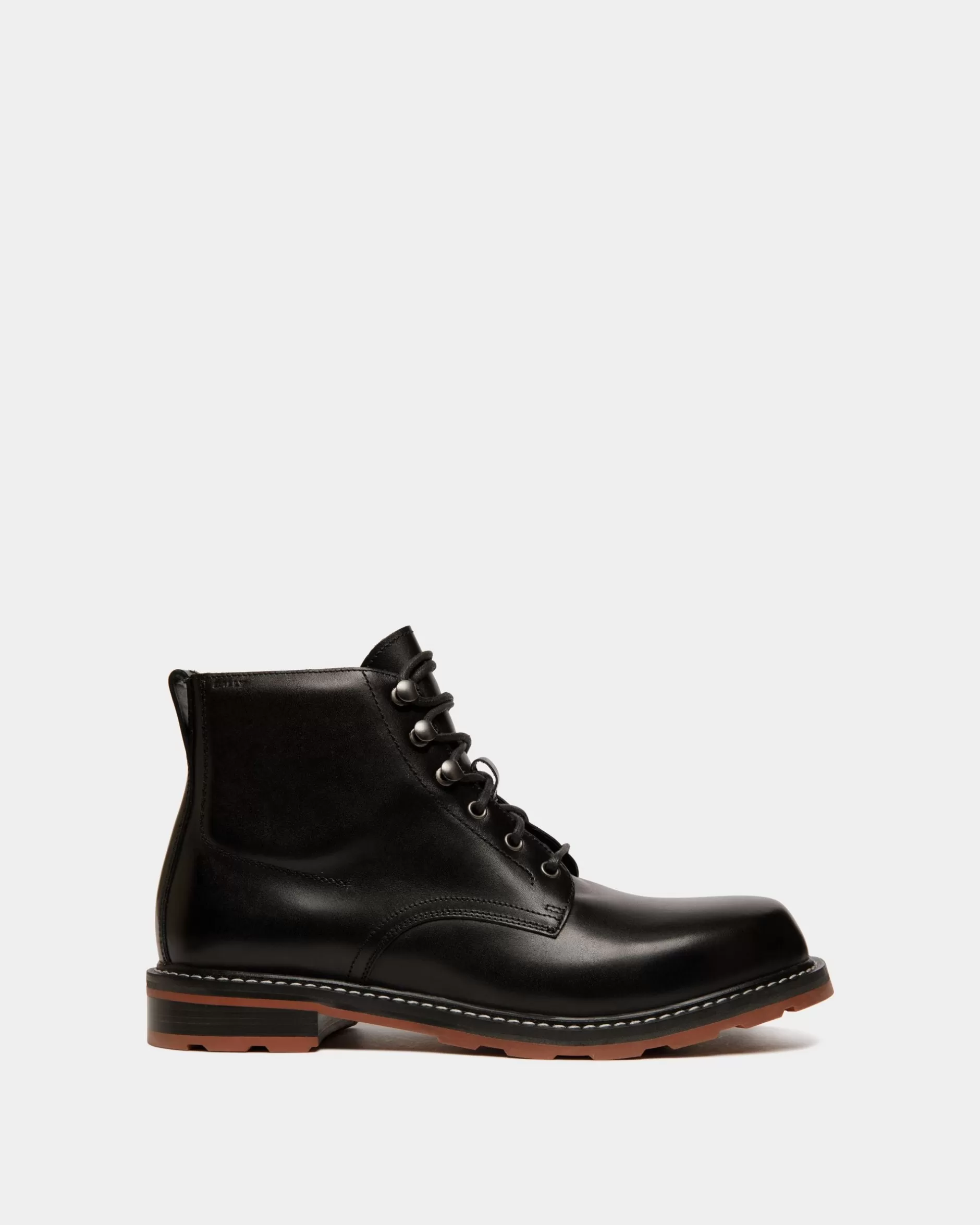 Bally Winter Capsule Stiefelette Aus em Leder Schwarz Sale